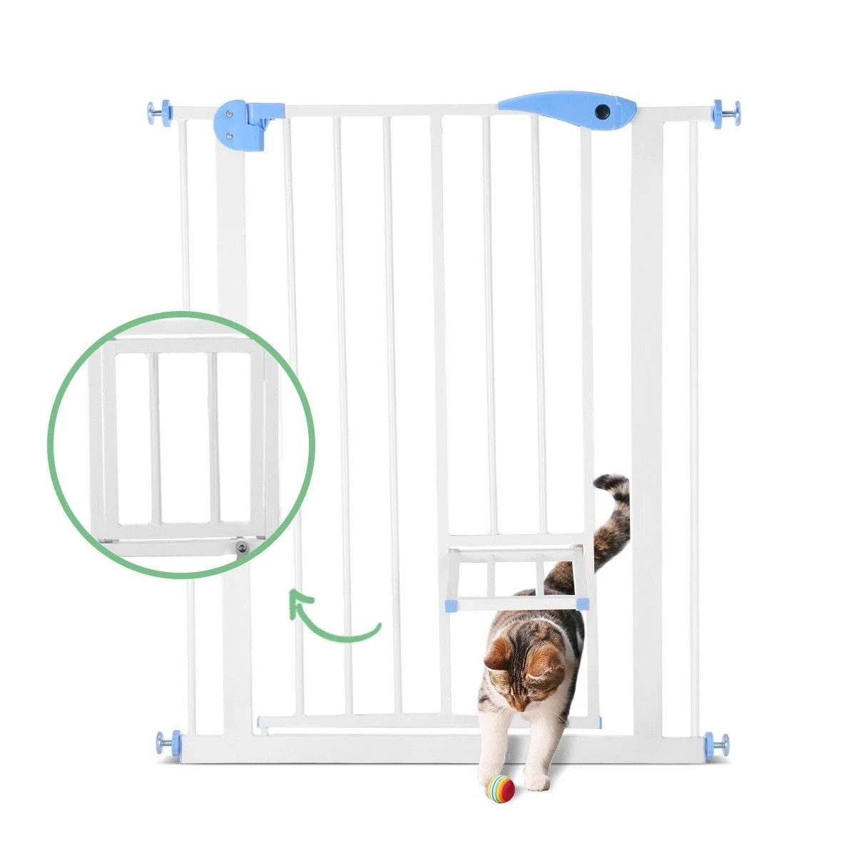 3 Pet Scene Baby Child Pet Safety Gate Stairway Barrier, 3 of 7