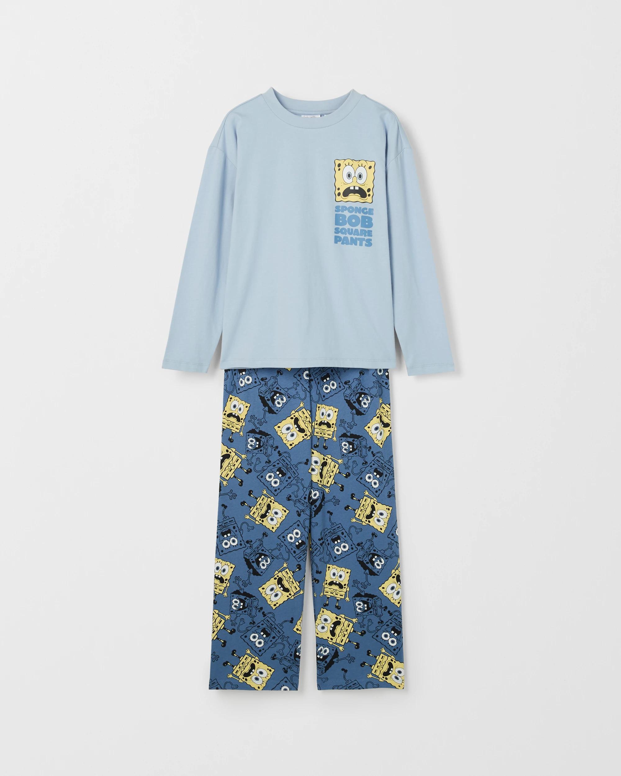 5 SpongeBob SquarePants Australian Cotton Older Boys Jersey Pyjama Set SPONGEBOB, 5 of 7