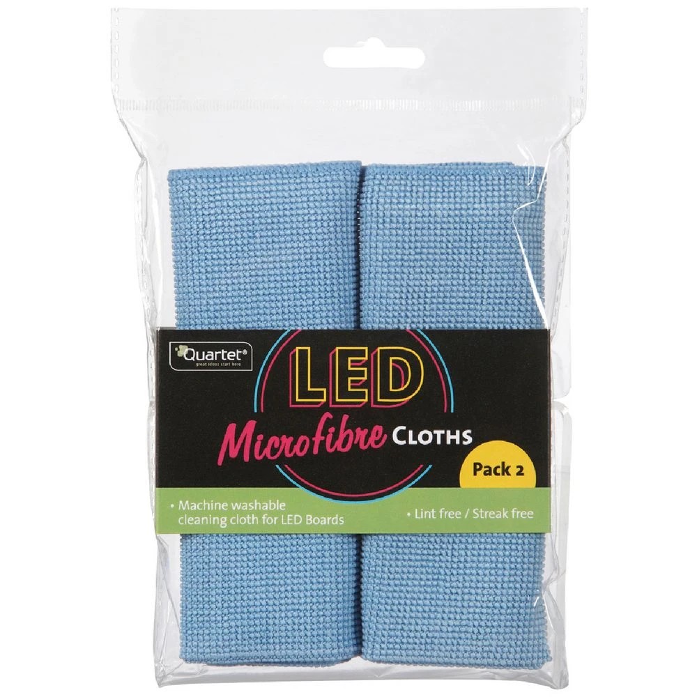 1 Quartet LED Microfiber Cloths 2 Pack, 1 of 1