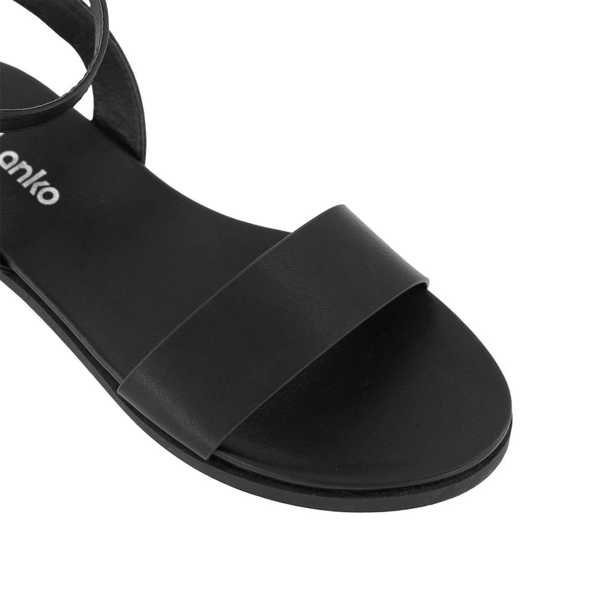 5 Casual Footbed Sandals Black, 5 of 5