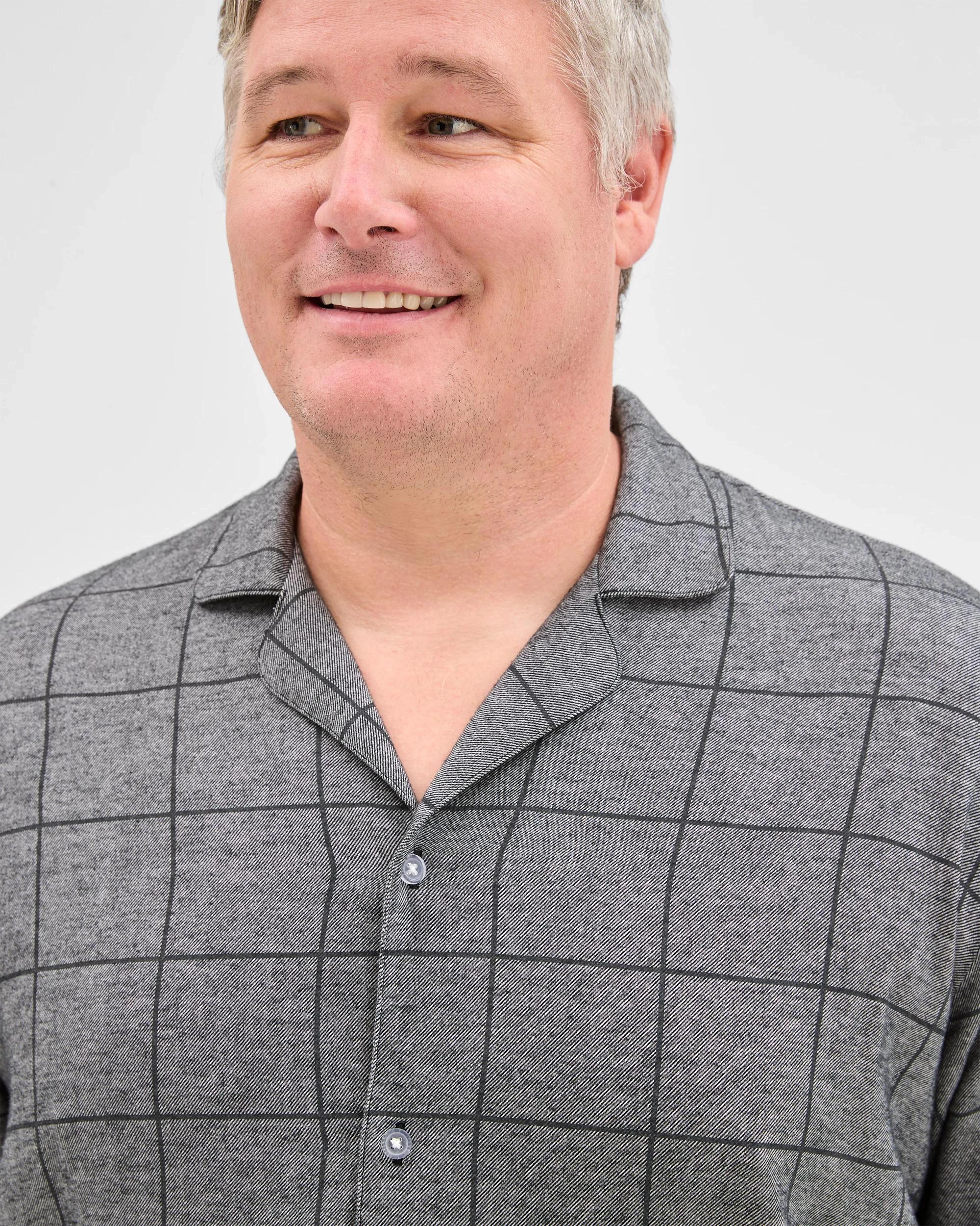 3 Target Man Plus Plus Size Flannelette Pyjama Set CHARCOAL, 3 of 7