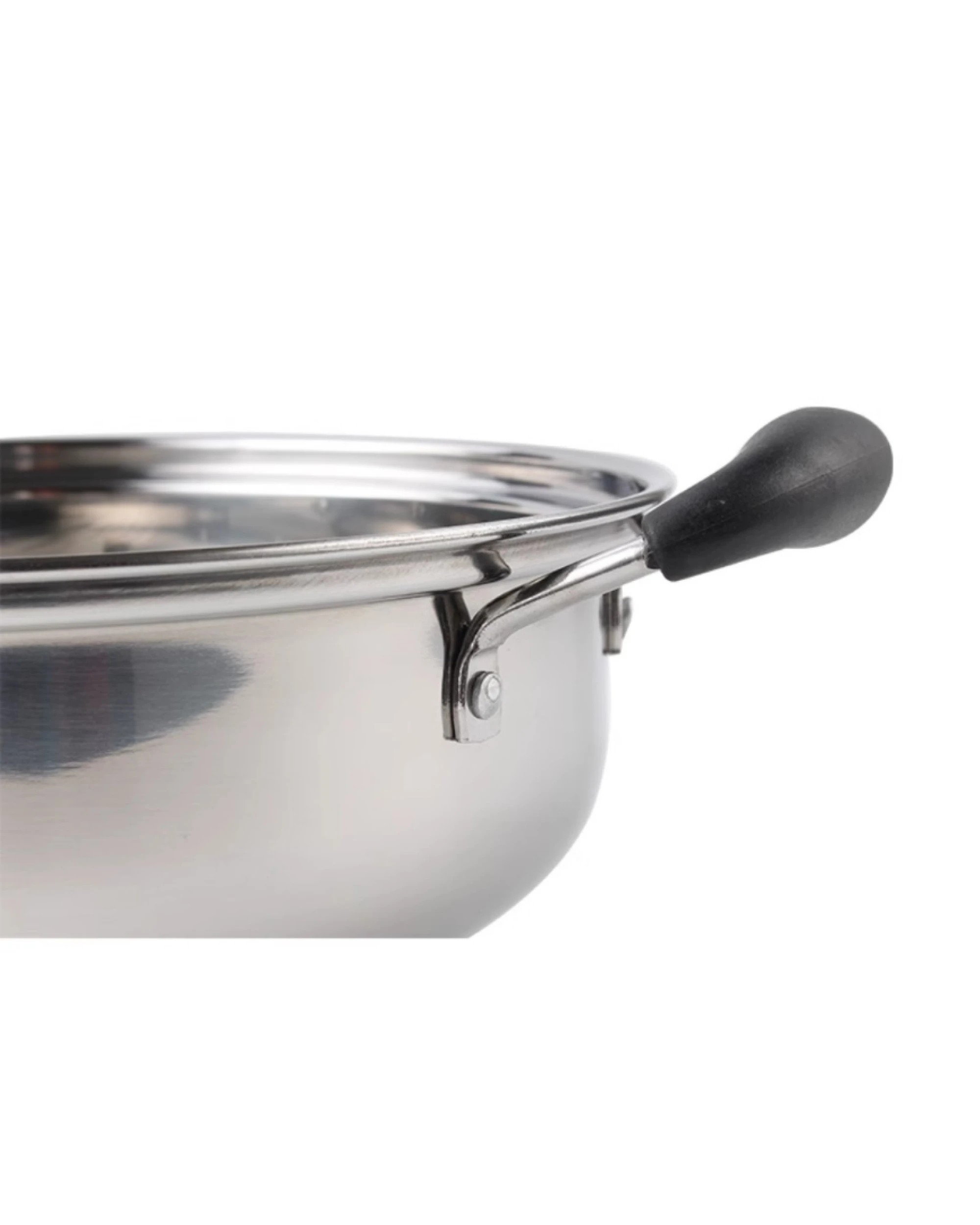 3 BR Home Stainless Steel Induction Hot Pot Pan, 28cm, 3 of 5