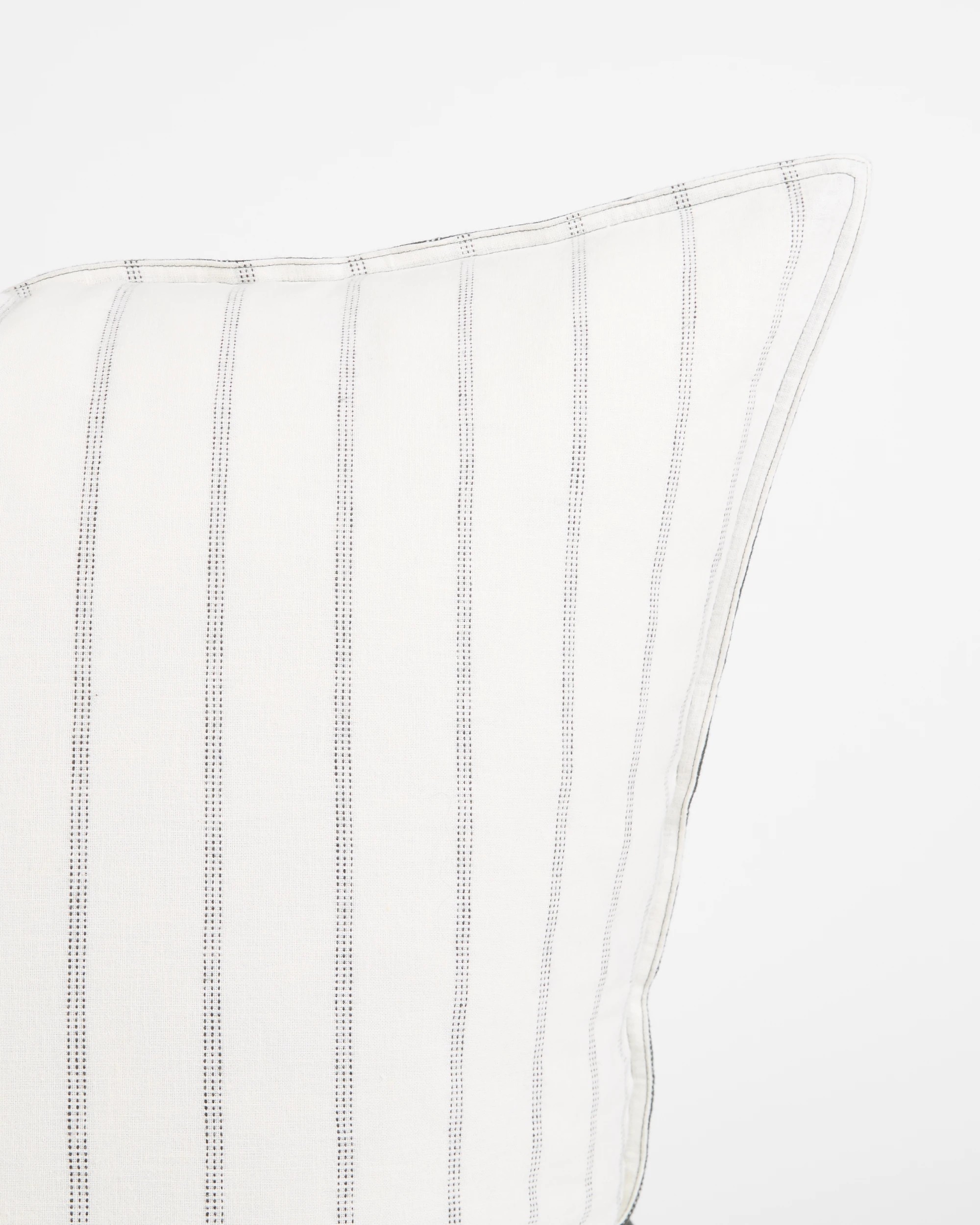 4 Target Adelle Stripe Linen/Cotton European Pillowcase - Queen Bed - Green, 4 of 8