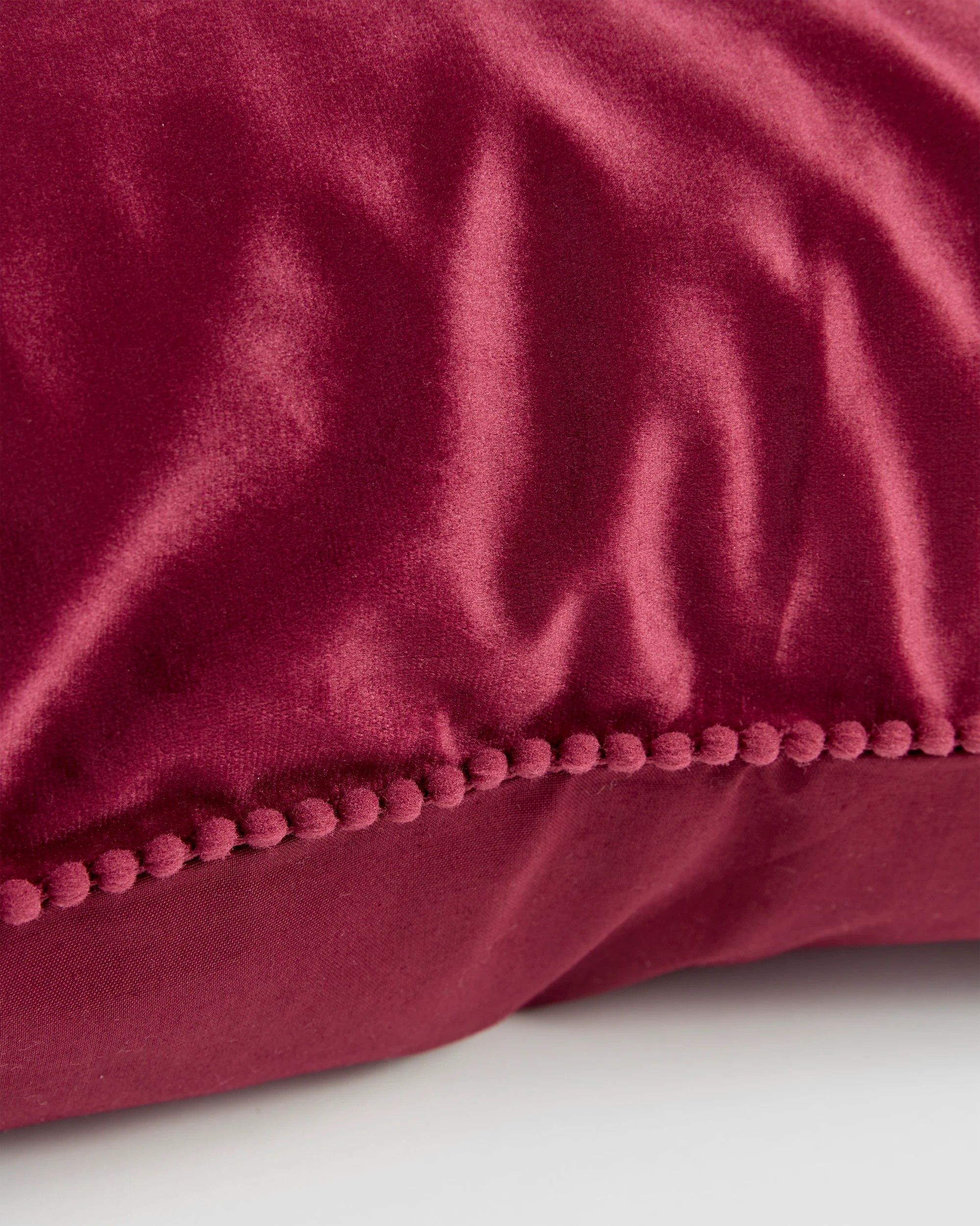 2 Target Lacy Velvet European Pillowcase - Queen Bed - Red, 2 of 3