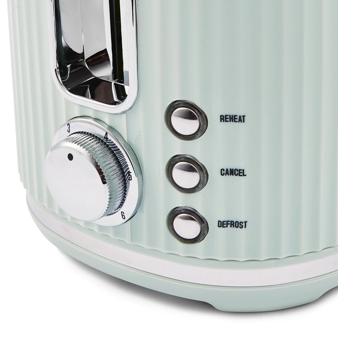 6 2 Slice Retro Toaster - Green, 6 of 8