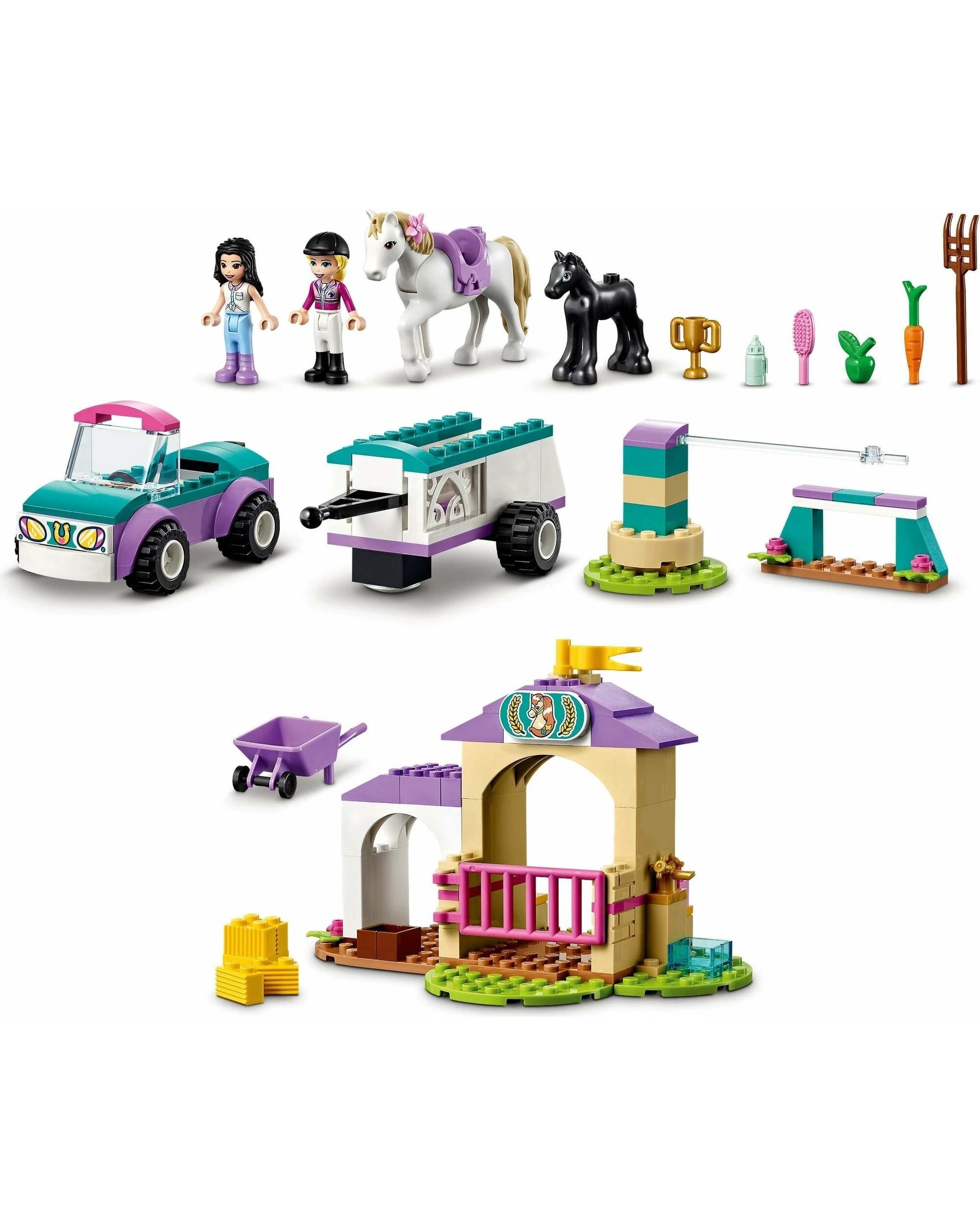 4 LEGO Friends Series 41441 Horse Training and Trailer, 4 of 5