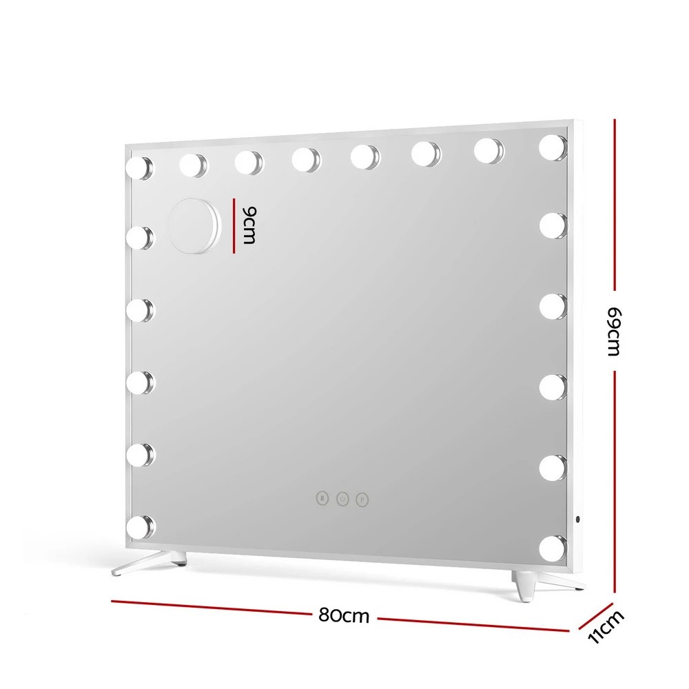 2 80x65cm Embellir Makeup Mirror Hollywood Vanity with LED Light  Frame - Multi, 2 of 6