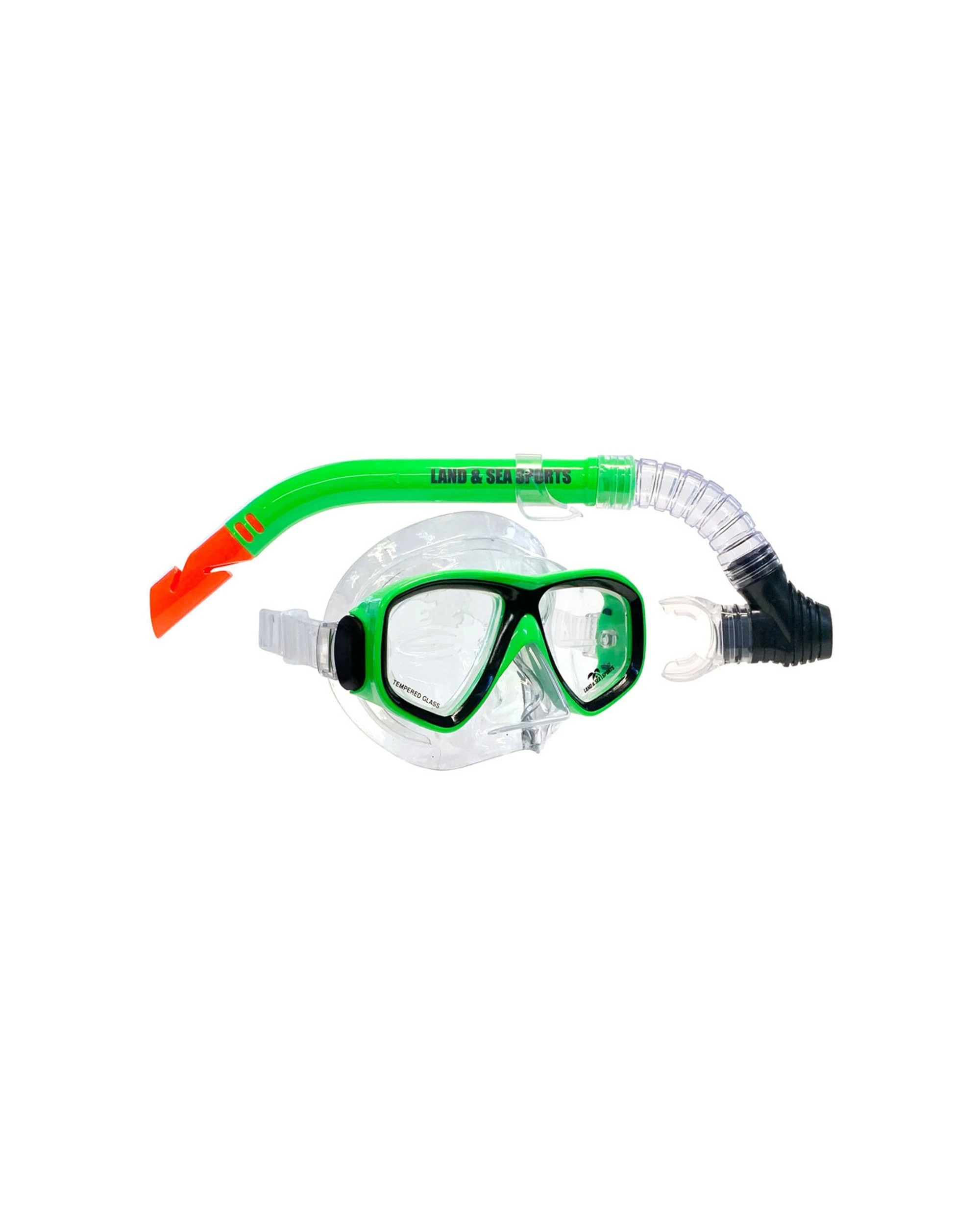 1 Land & Sea Sports Australia Clearwater Silicone Mask & Snorkel Set 10y+, 1 of 1