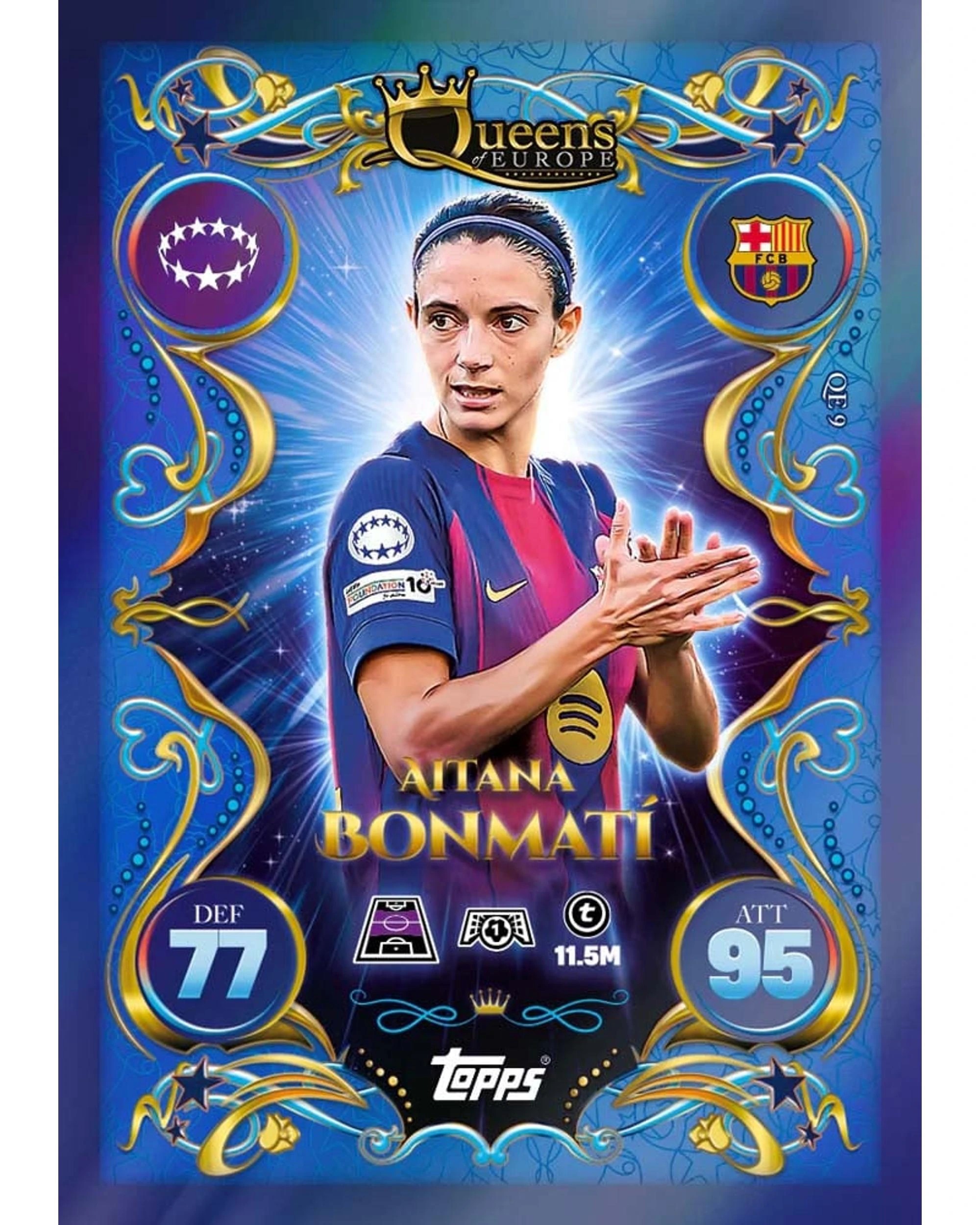 4 Match Attax UCC Champions League 2025/2026 Edition Queens of Europe Eco Pack, 4 of 8