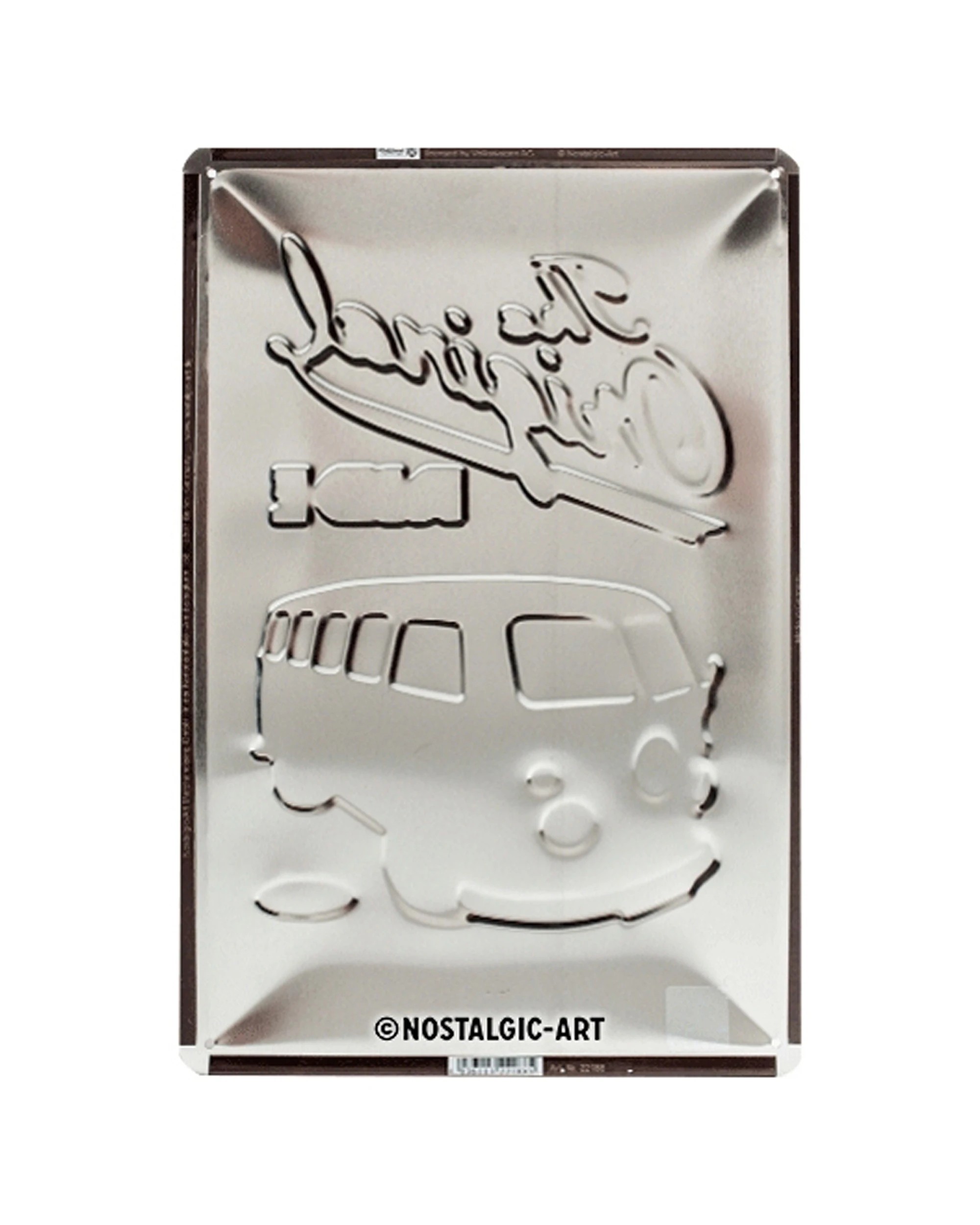 2 Nostalgic-Art Medium 20x30cm Metal Wall Art Sign Plaque - The Original Ride - Multi, 2 of 3