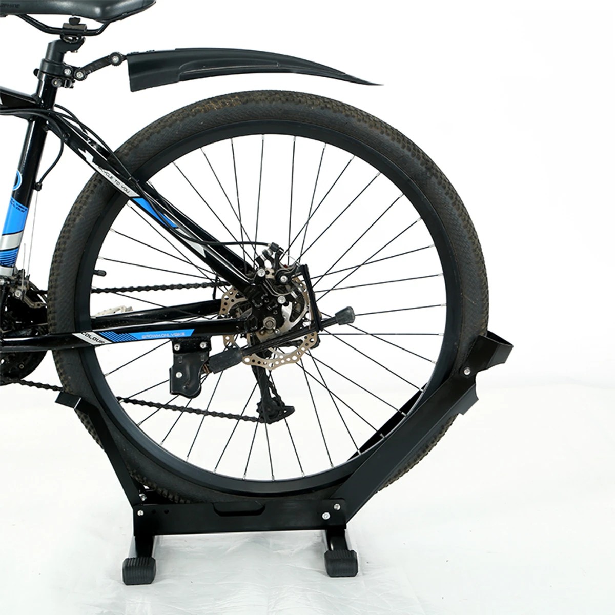 5 Elora Floor Rack Bicycle Storage Stand Road Bike Parking Repair Cycle Support Portable, 5 of 9