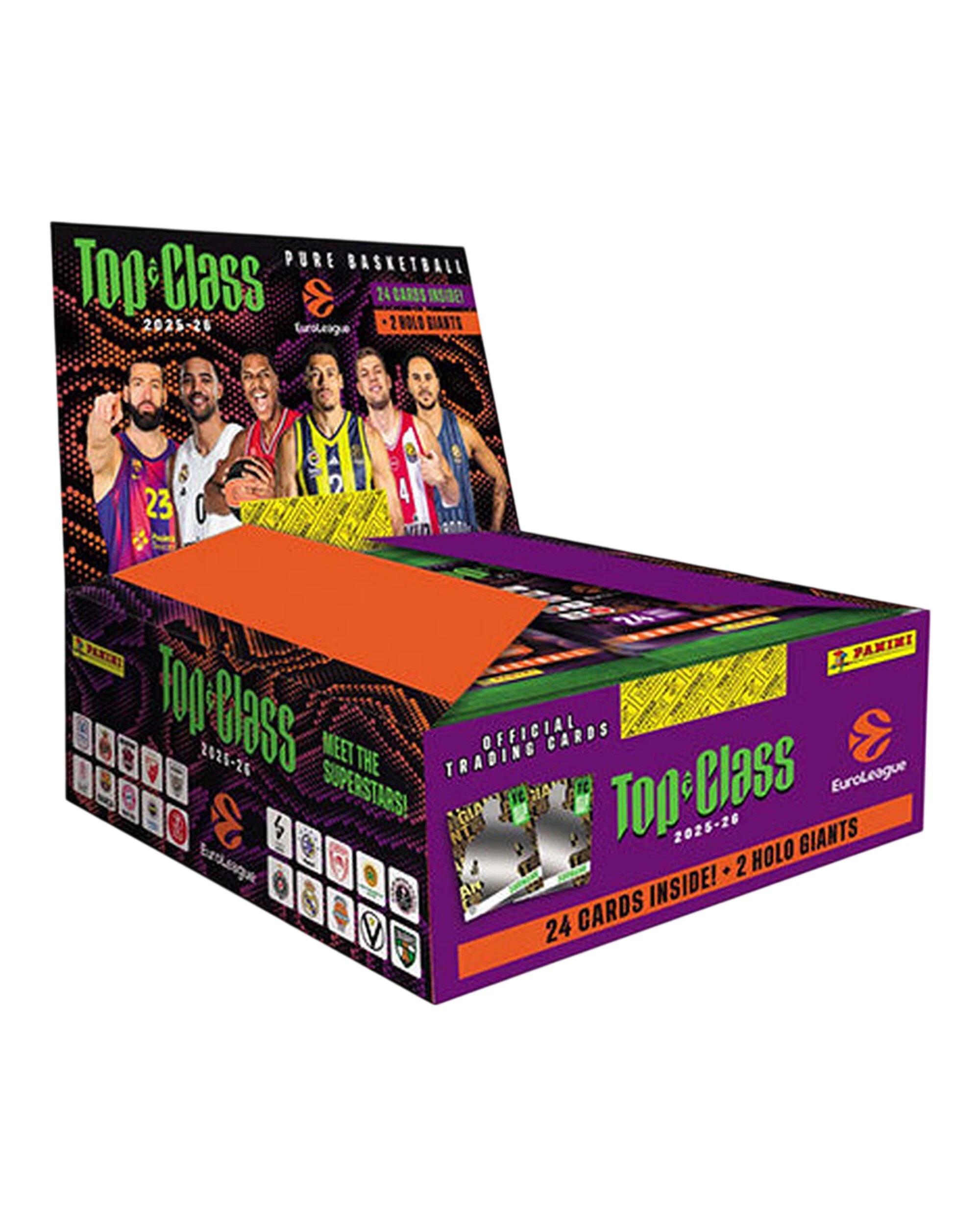 1 Panini Euro League Top Class 2026 Basketball Fat Pack Booster Box, 1 of 2