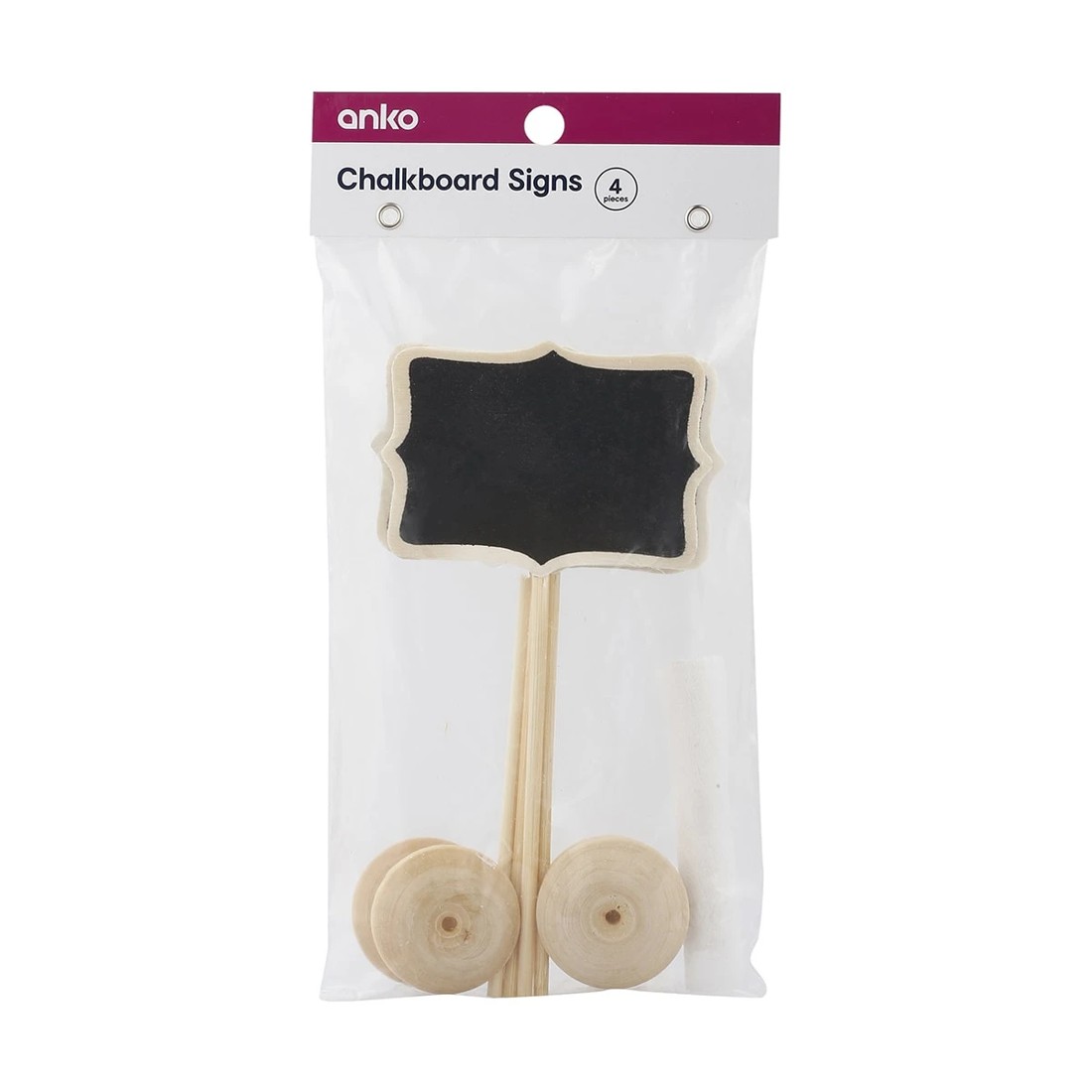 2 4 Pack Chalkboard Signs, 2 of 2