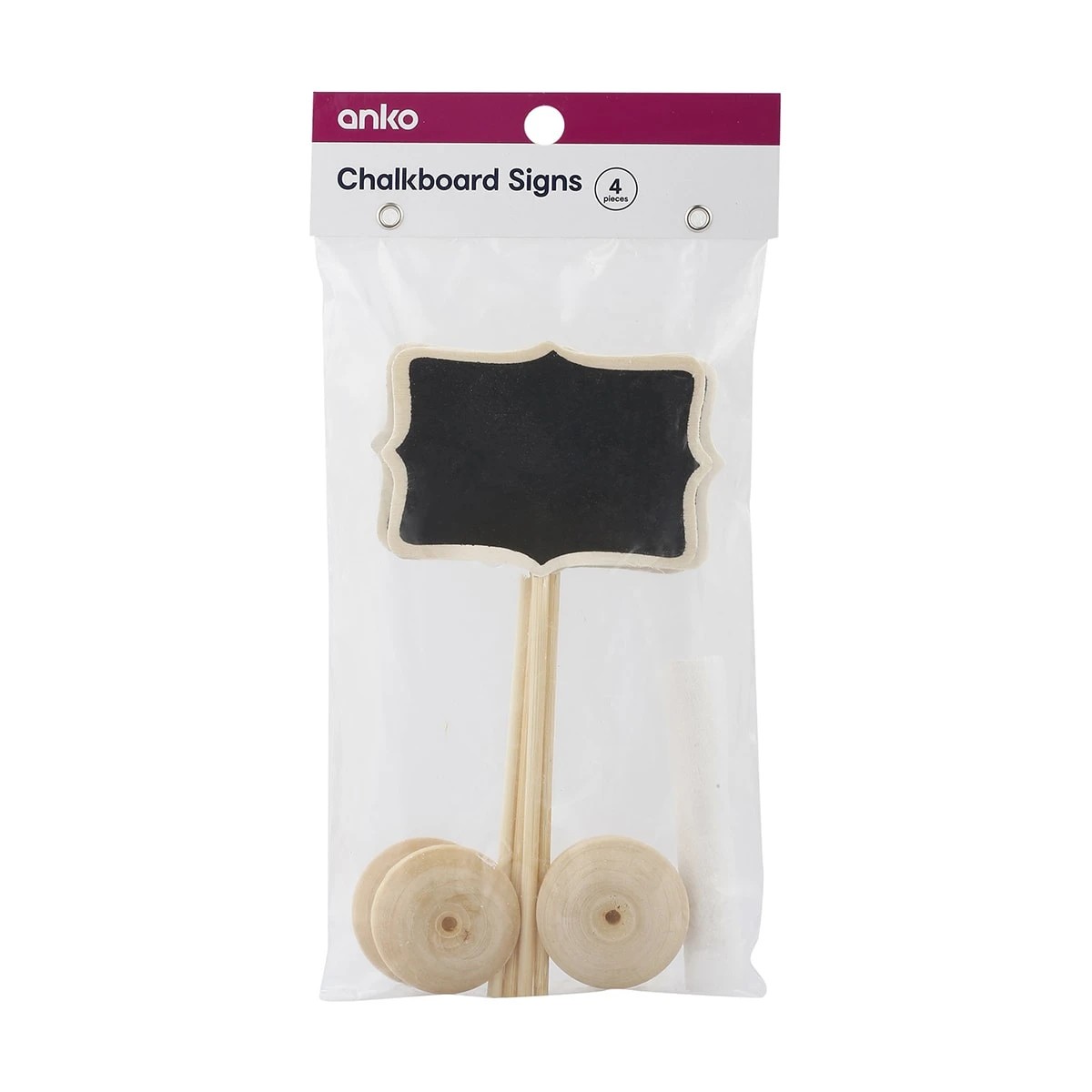 2 4 Pack Chalkboard Signs, 2 of 2