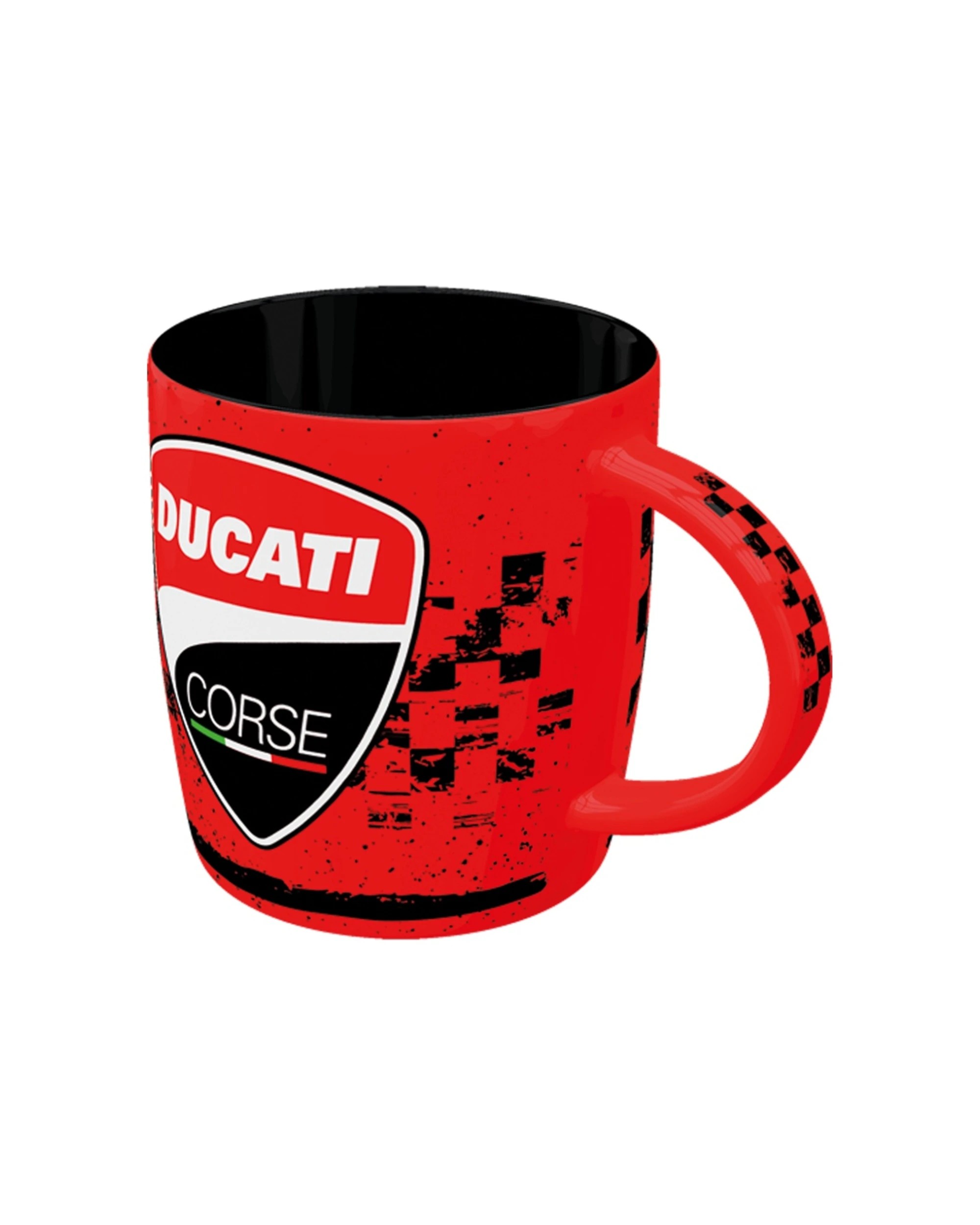 3 Nostalgic-Art 4PK Ceramic Mug 330ml Retro Design - Ducati Corse Logo Racing - Red, 3 of 6