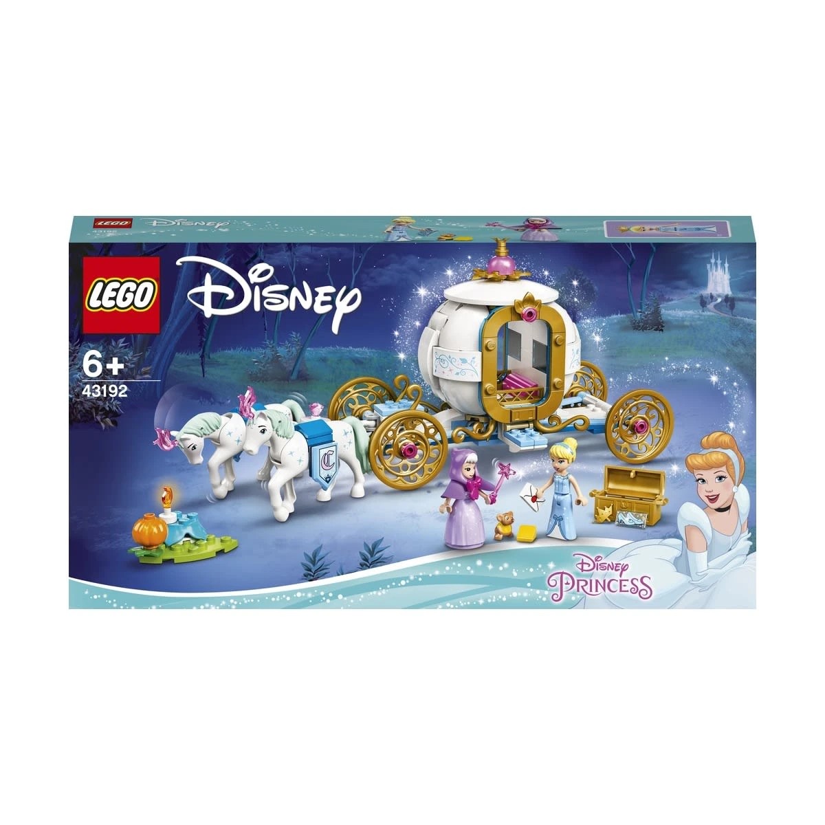 1 LEGO Disney Princess Cinderella's Royal Carriage 43192, 1 of 10