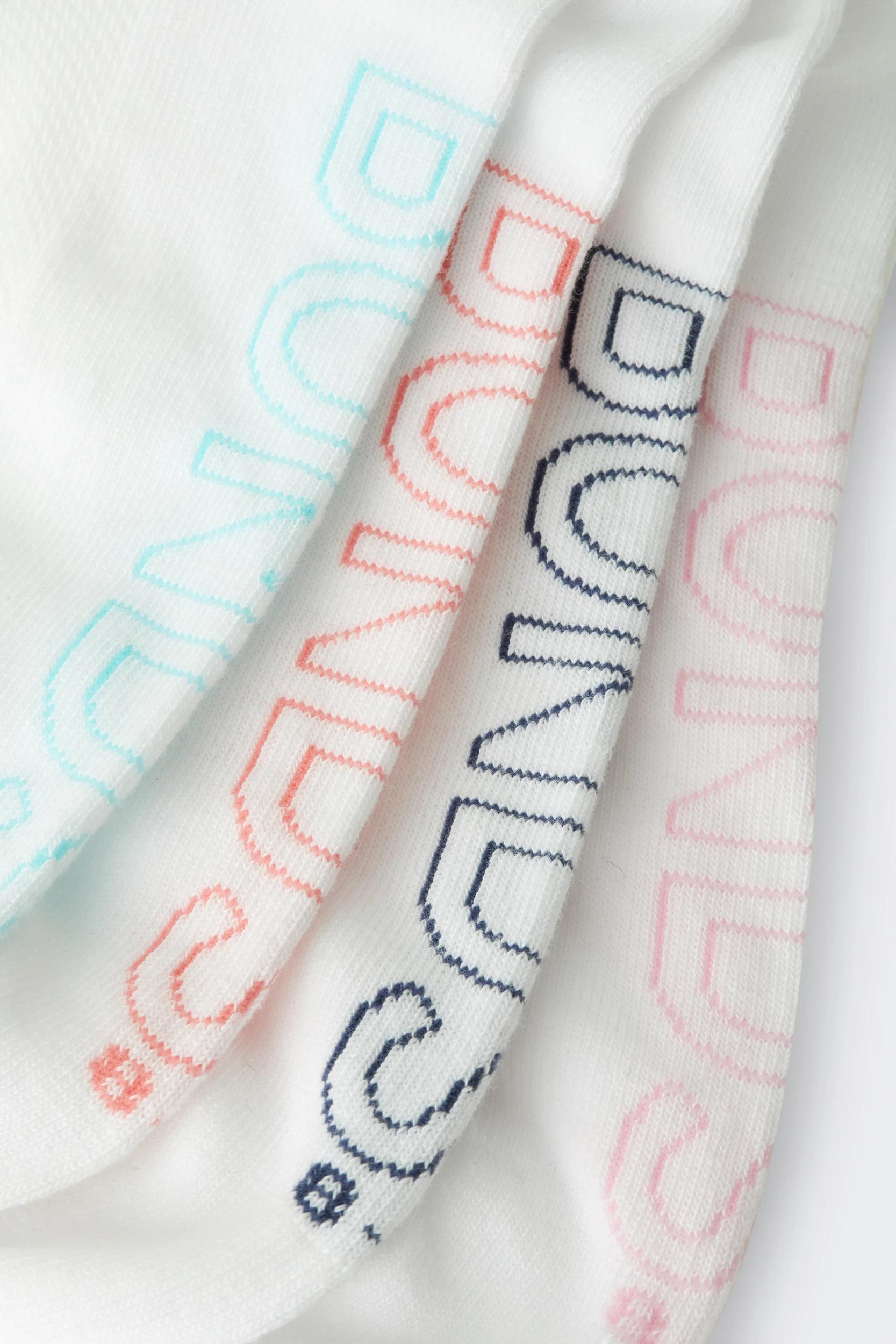 2 Bonds 4 Pack Logo Light Low Cut Socks WHITE, 2 of 4