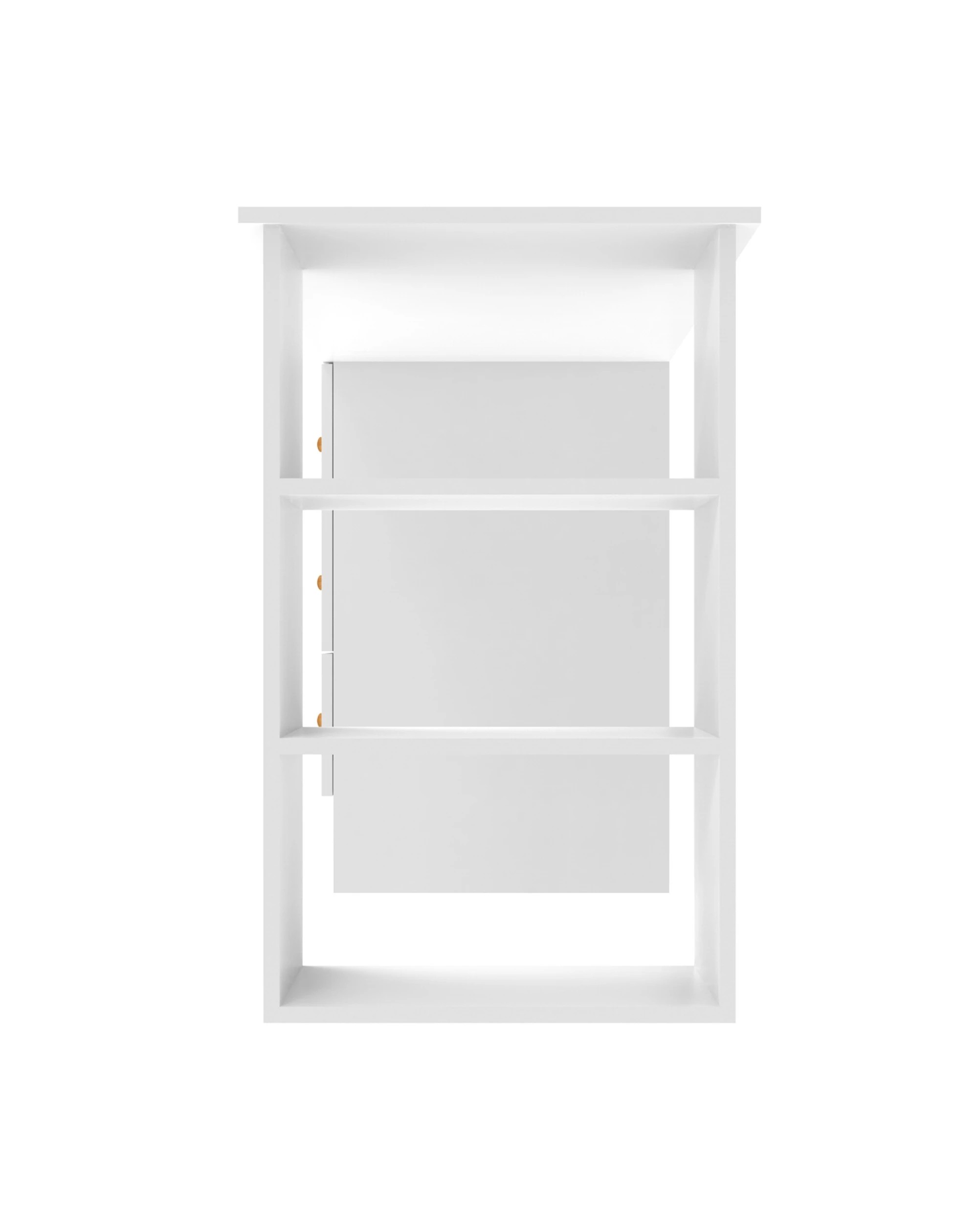 8 Ufurniture Office Desk with Drawers - White, 8 of 9