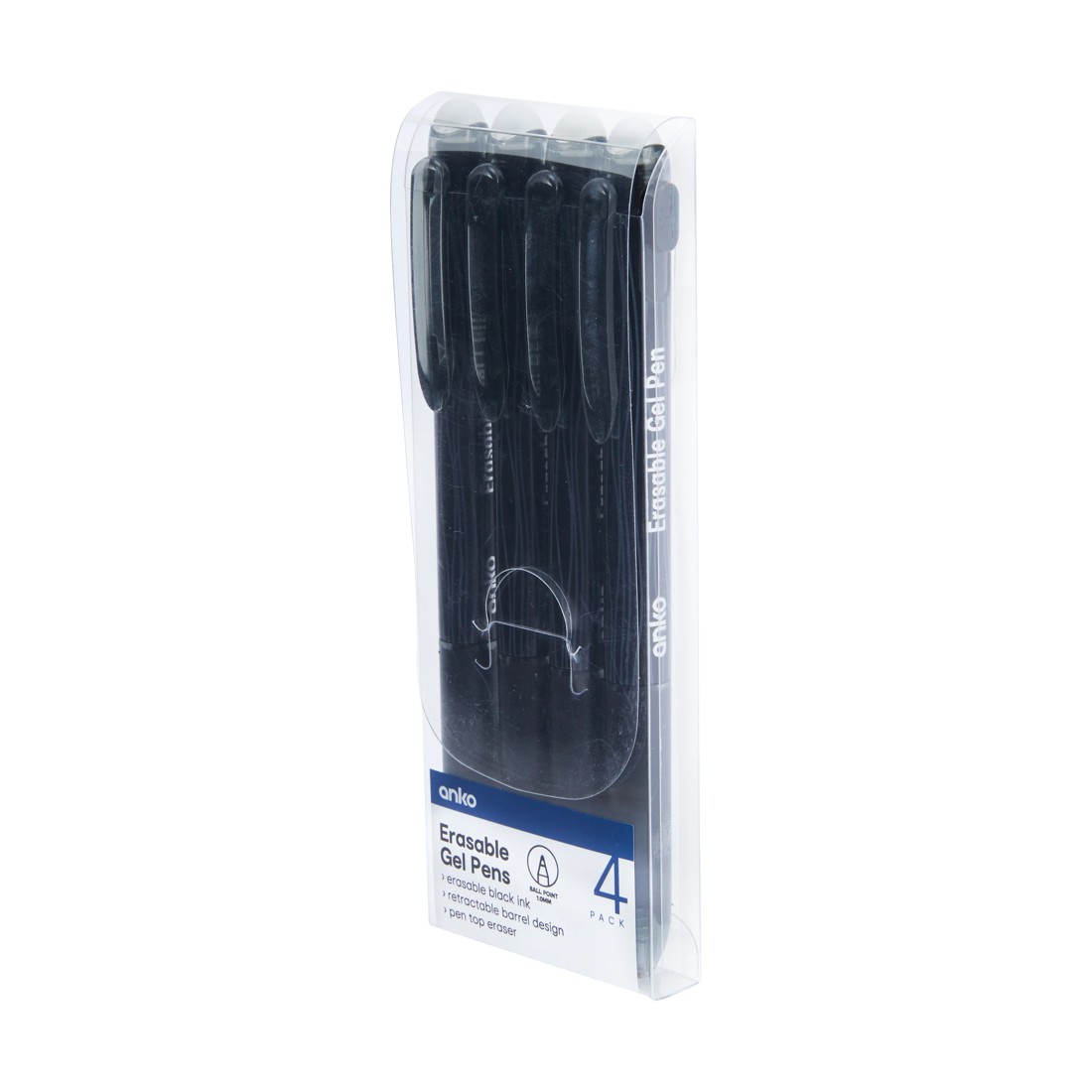 2 4 Pack Black Erasable Gel Pen, 2 of 5