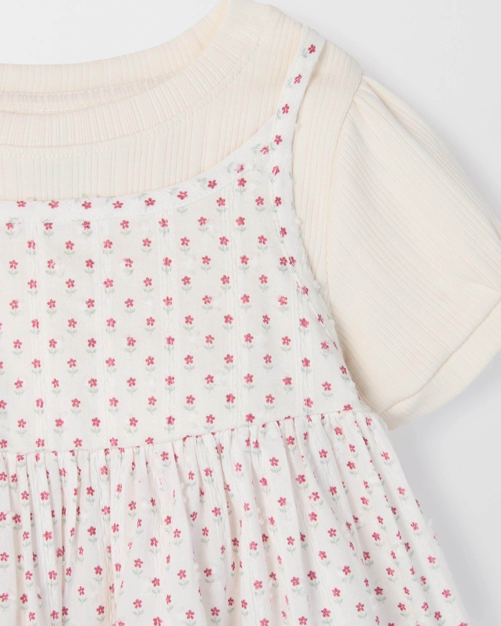 2 Target Baby Layered Cami T-Shirt FLORAL GARDENIA, 2 of 2