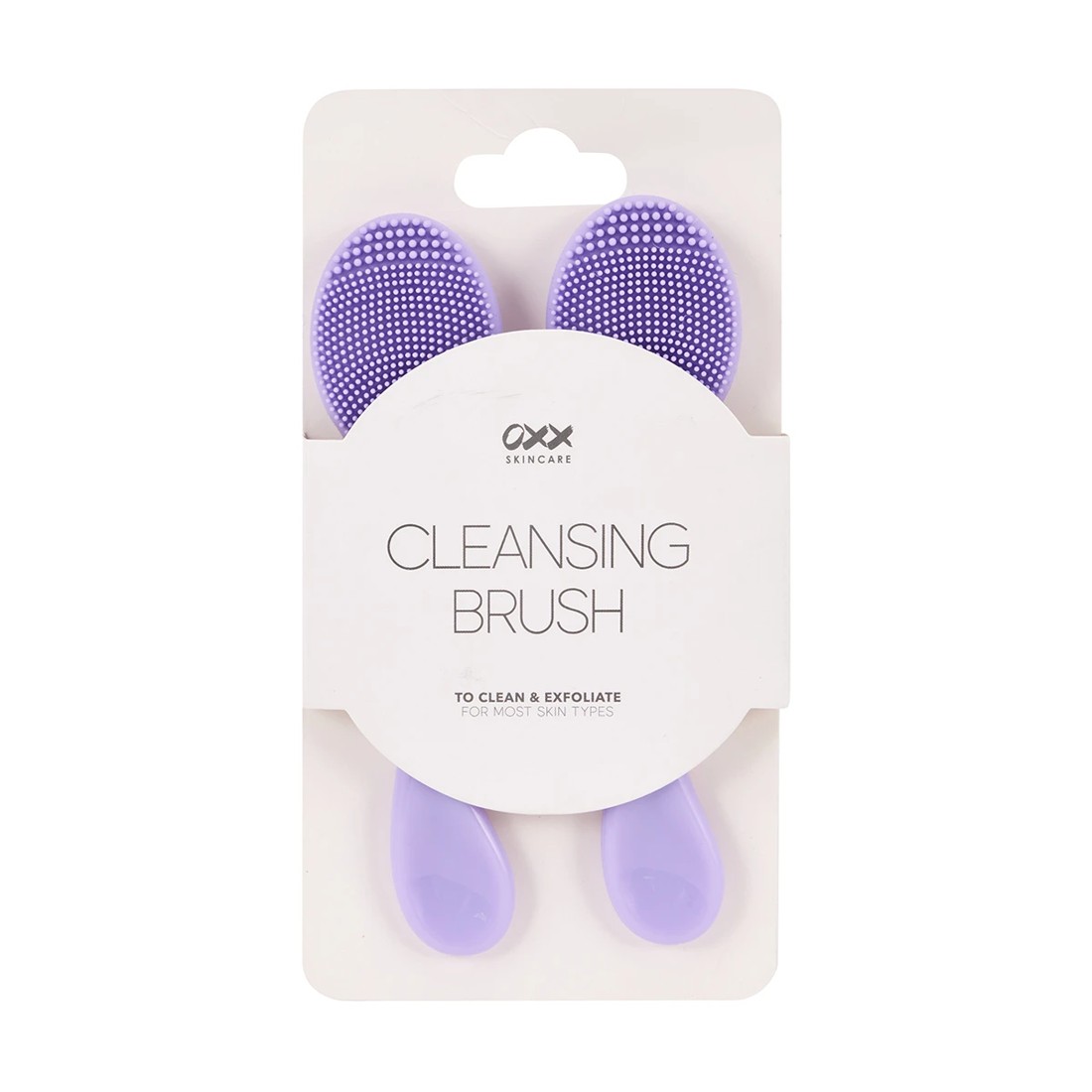 6 OXX Skincare 2 Pack Cleansing Brushes - Lilac, 6 of 7