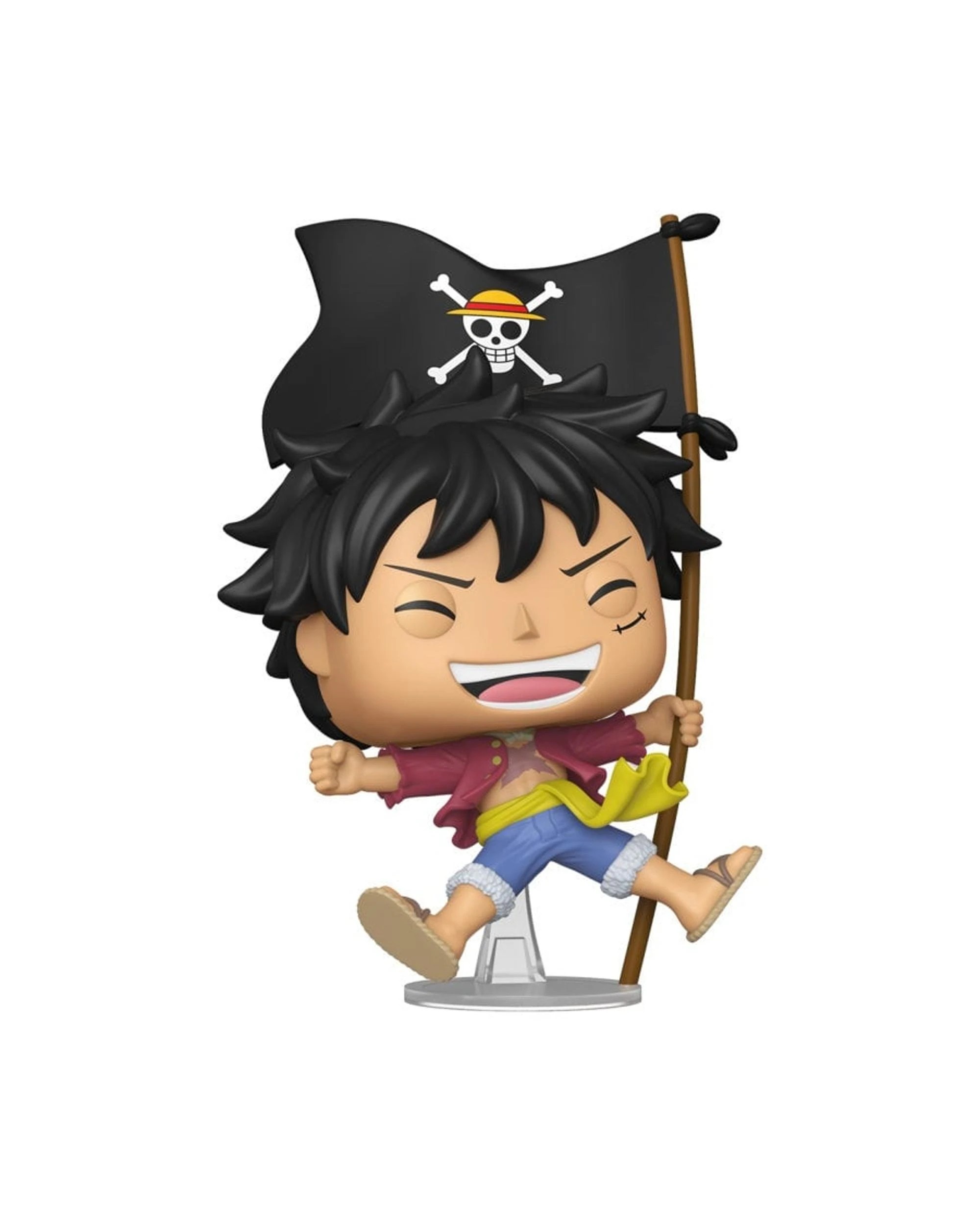 2 One Piece Monkey D. Luffy with Flag Funko POP! Vinyl, 2 of 3