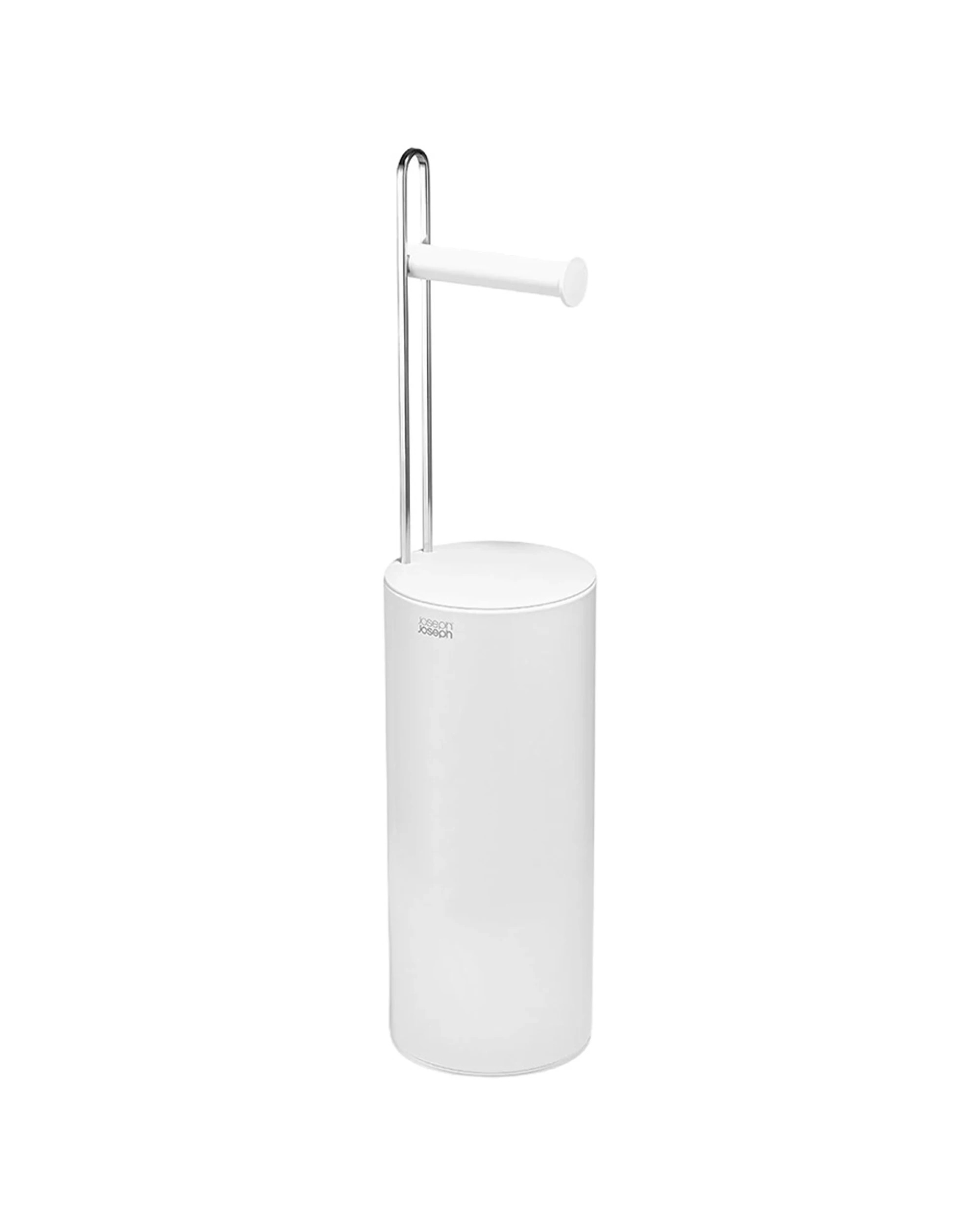 1 Joseph Joseph EasyStore Bathroom Toilet Paper Roll Holder - White, 1 of 4