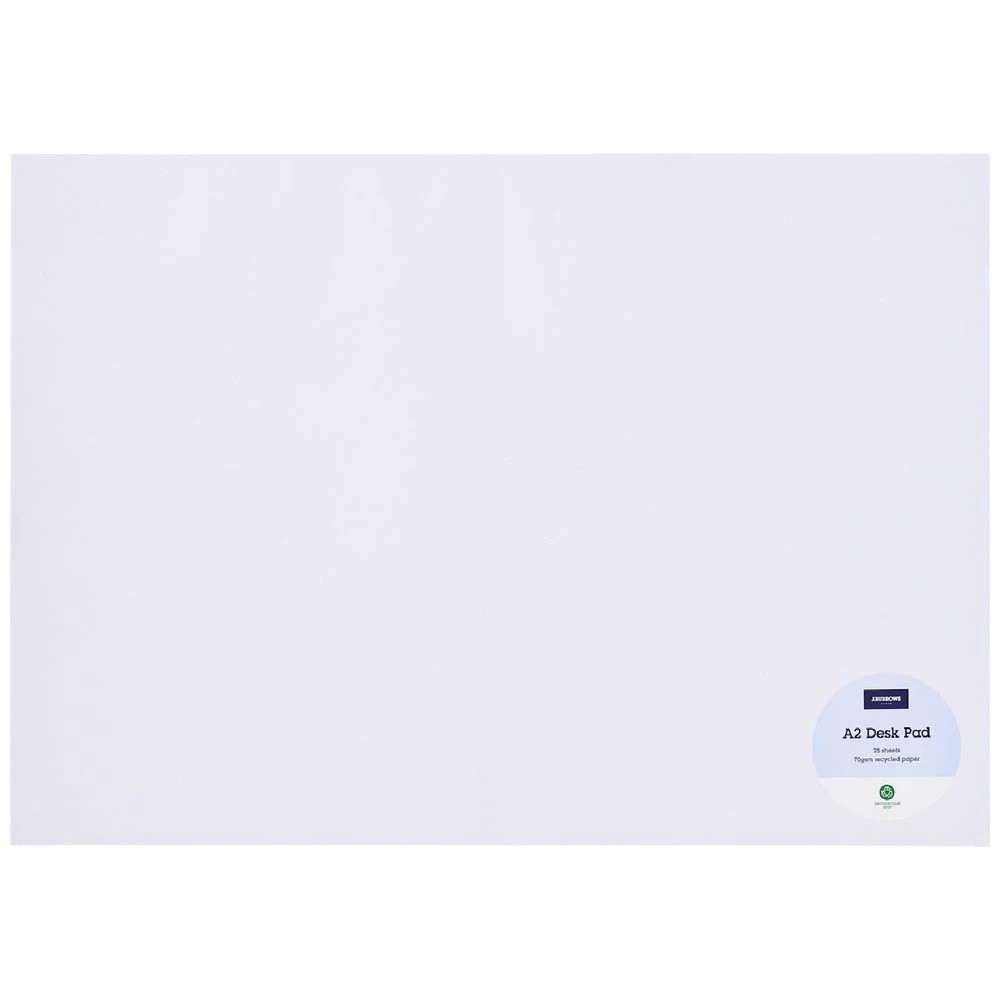 1 J.Burrows Blank Desk Pad 594 x 420mm 25 Sheets, 1 of 1
