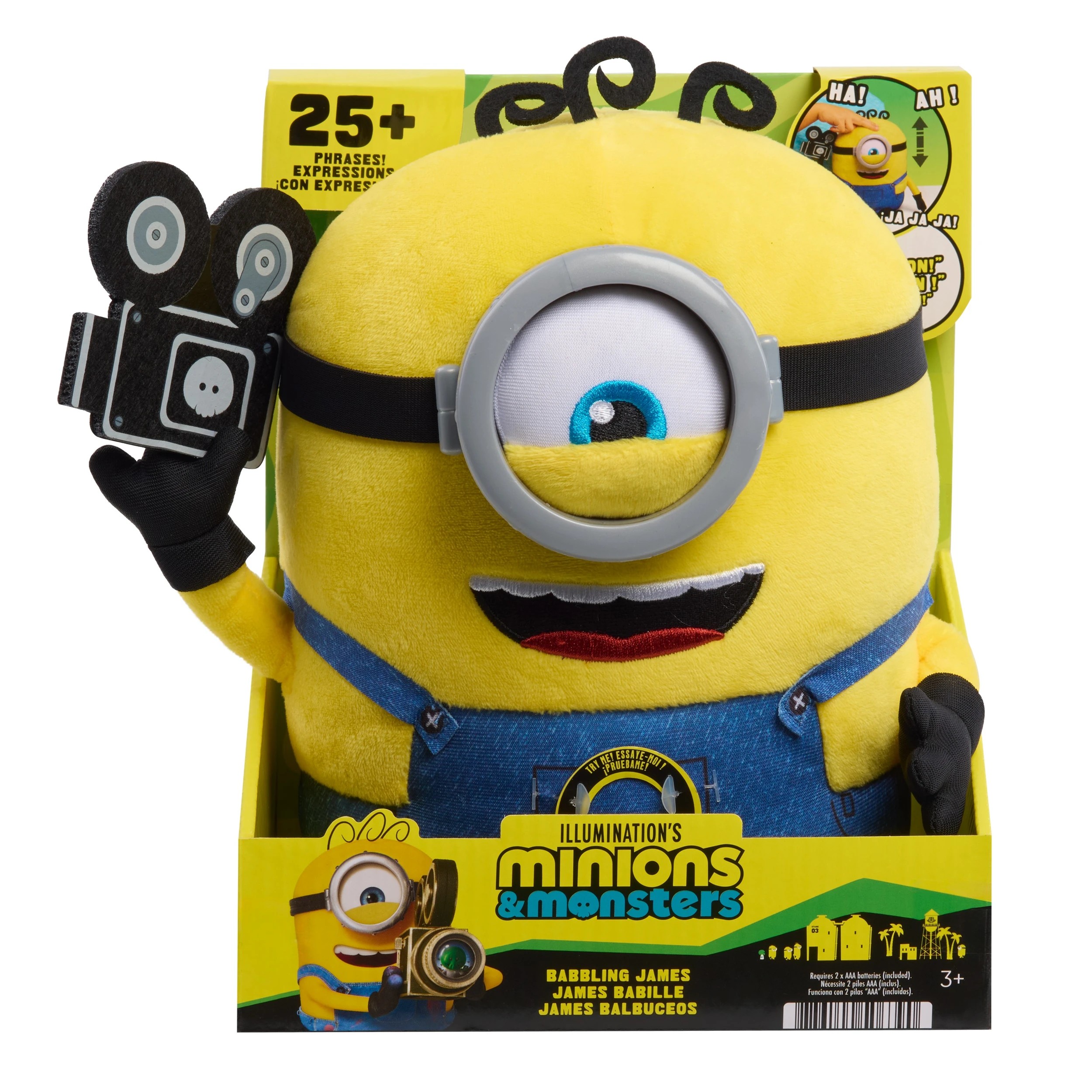 1 Minions 3 Babbling James Plush Toy - Multi, 1 of 7