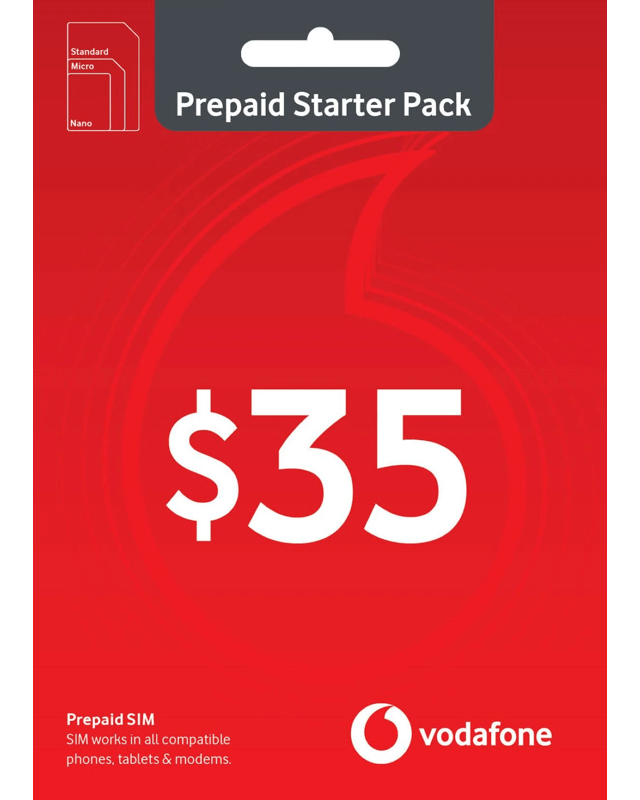 Vodafone $35 Prepaid SIM Starter 