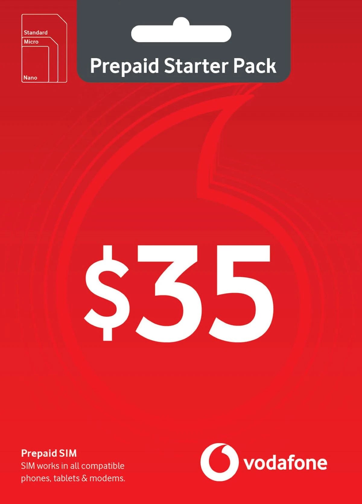 1 Vodafone $35 Prepaid SIM Starter Pack, 1 of 2