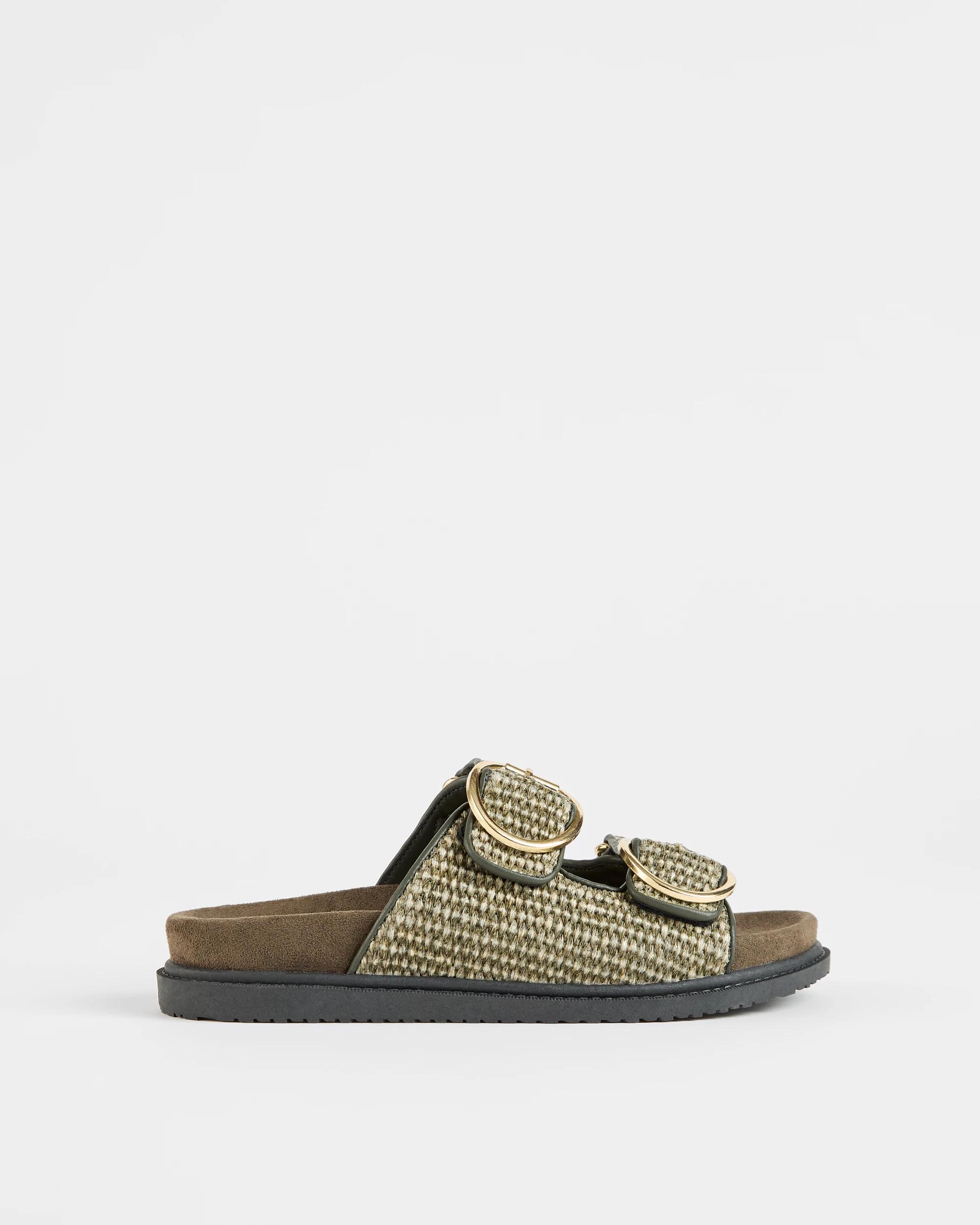 1 Target Womens Textured Strap Moulded Sandal - Talia KHAKI, 1 of 3