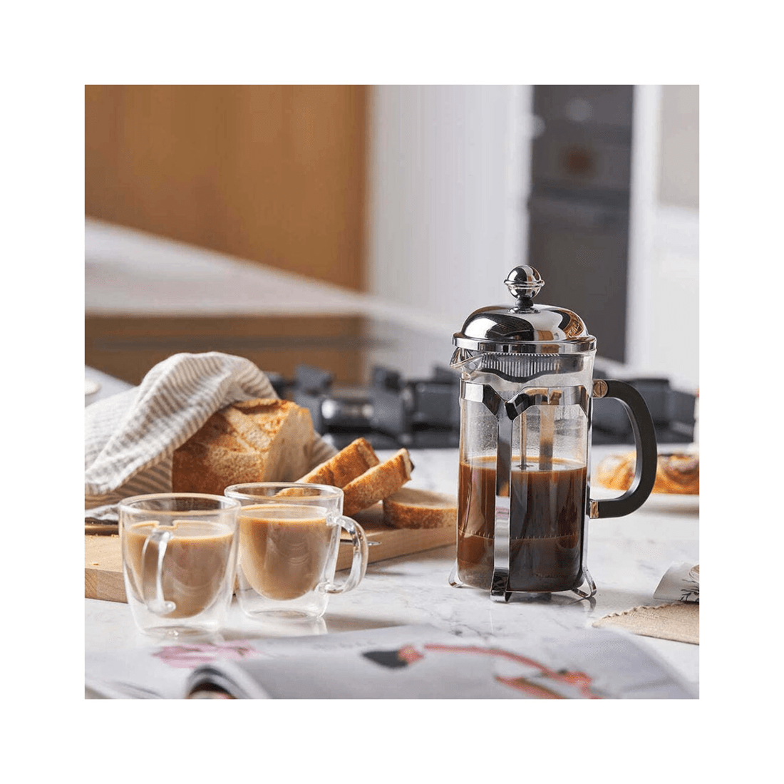 3 Avanti Domo 1l 8-cup Borosilicate Glass Coffee Plunger With Scoop
 - Plain, 3 of 3