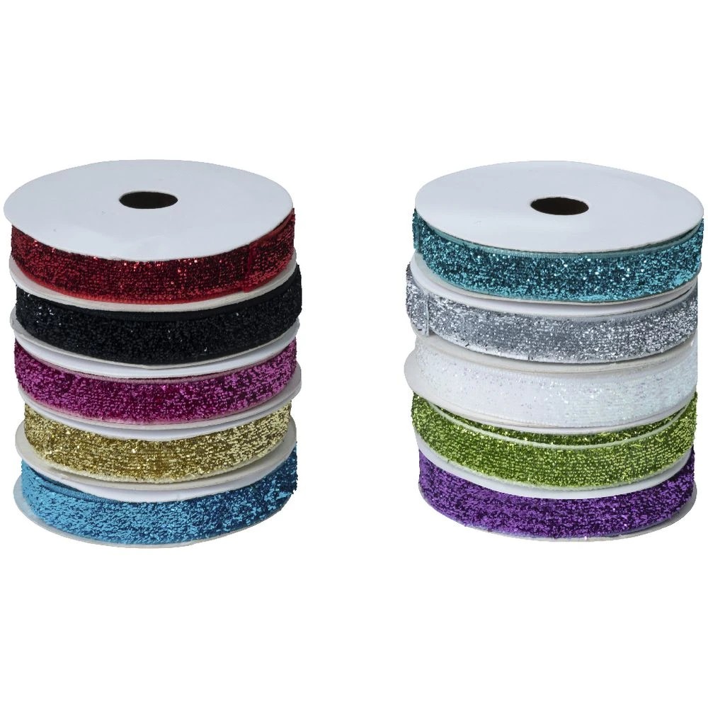 2 Born Ribbon Multi Glitter 10 Pack, 2 of 2