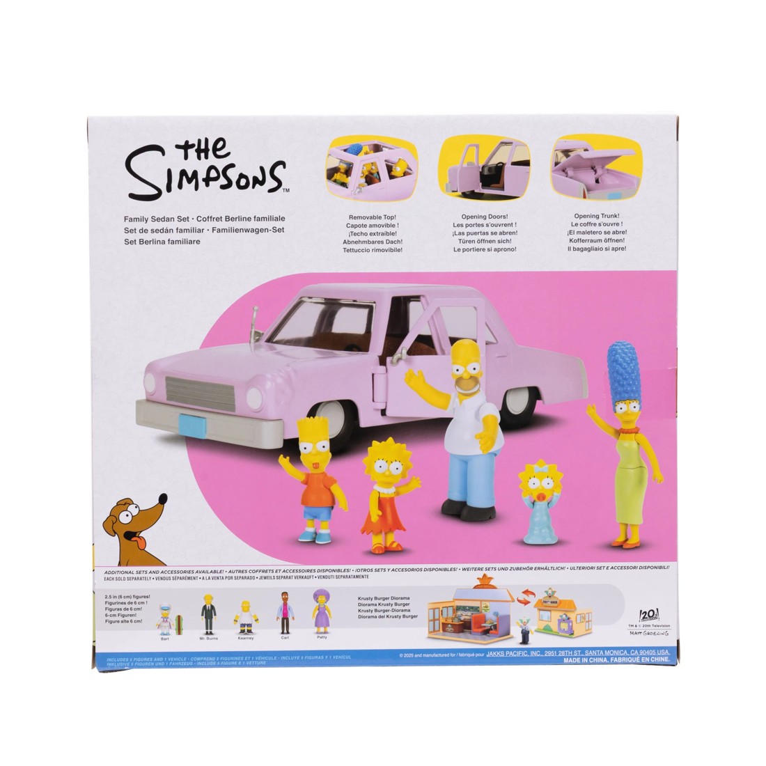 6 The Simpsons Family Sedan Set, 6 of 6