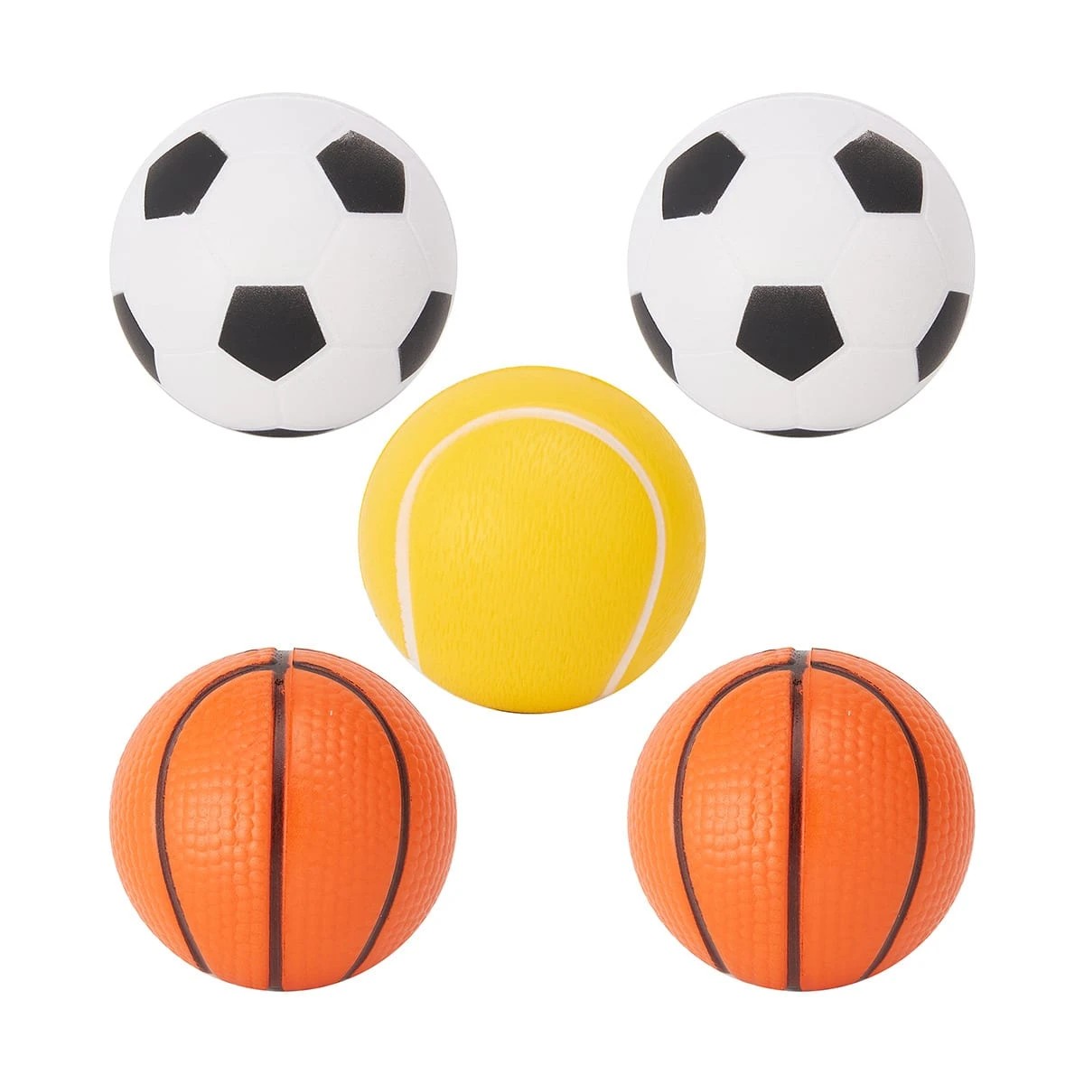 1 5 Pack Sponge Balls, 1 of 6