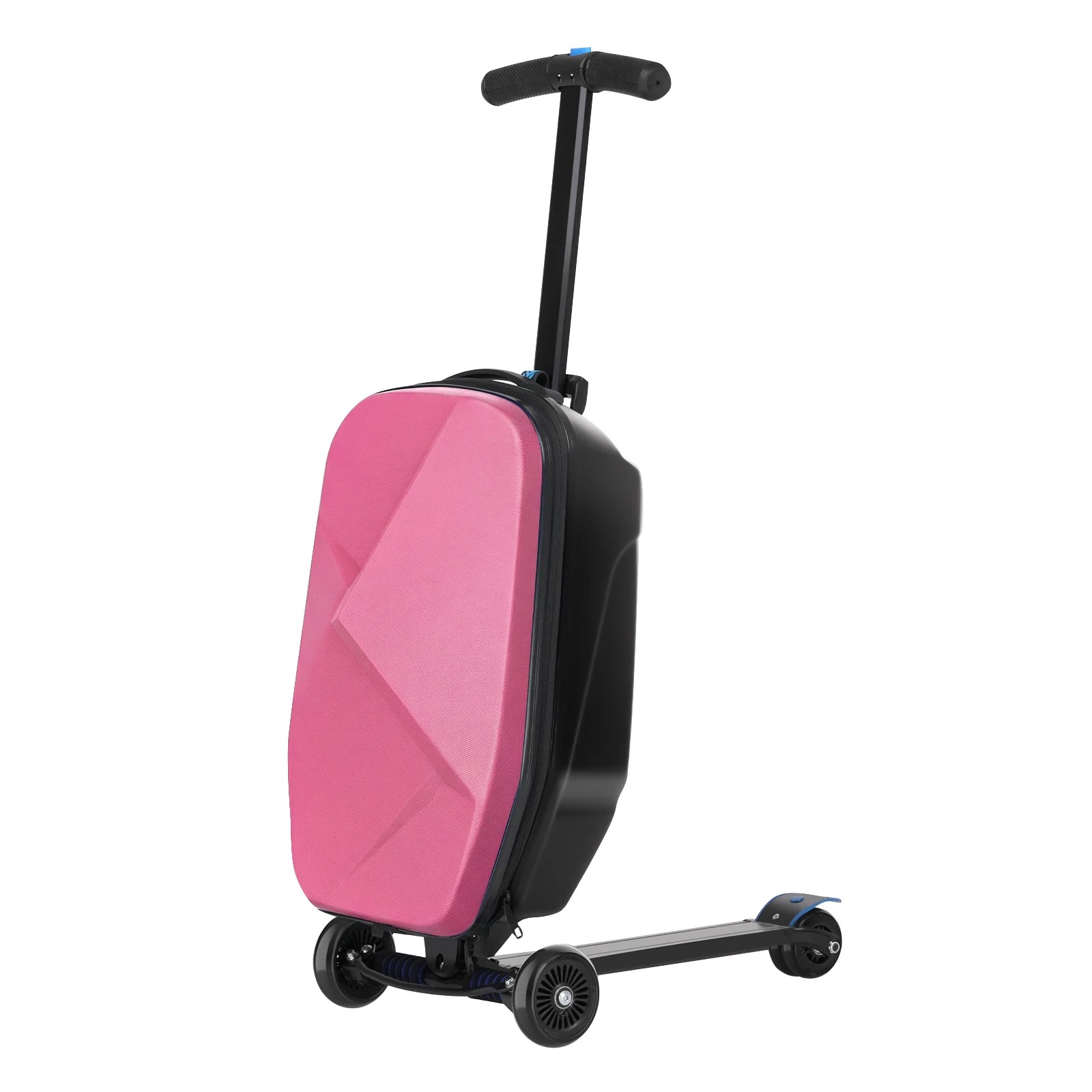 3 Advwin 2-in-1 Foldable Scooter Suitcase LED Wheels Ride-on LuggageCarry-on Luggage & Travel Scooter Ride-on Suitcase, 3 of 10