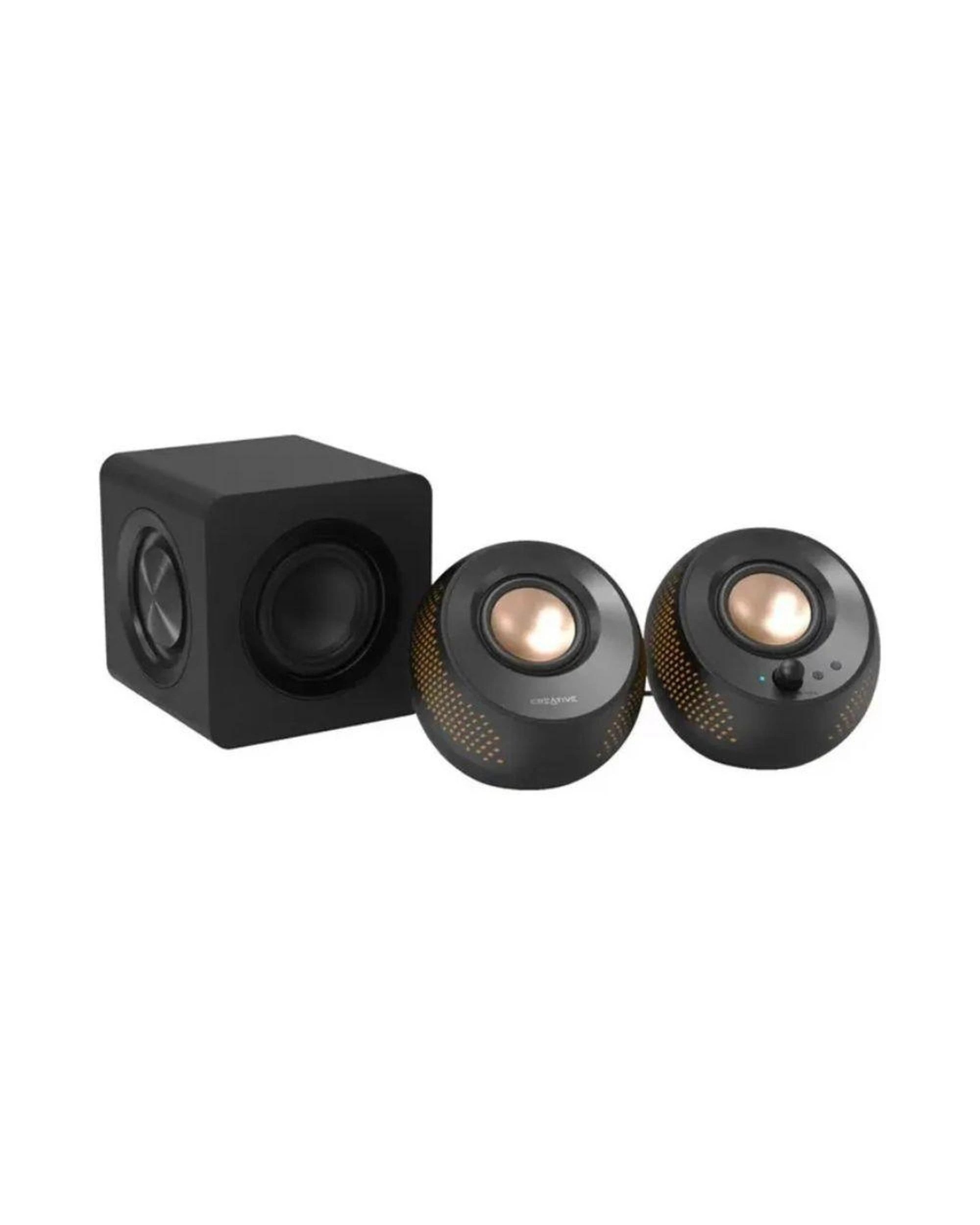1 Creative Pebble X Plus 2.1 USB-C Computer Speakers with Subwoofer, 1 of 3