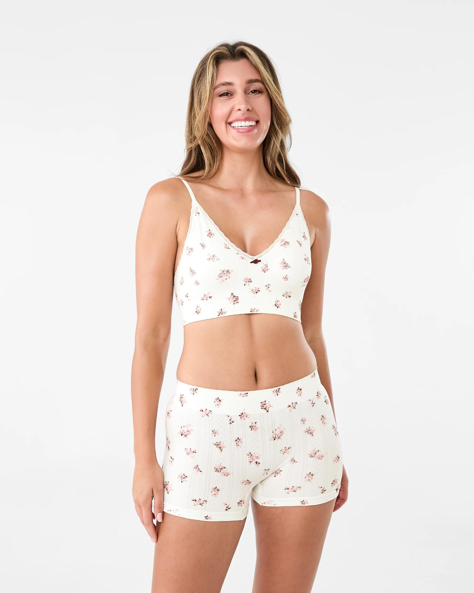 9 3 Pack Seamfree Rib Boyleg Shorties Wntr Rose, 9 of 10