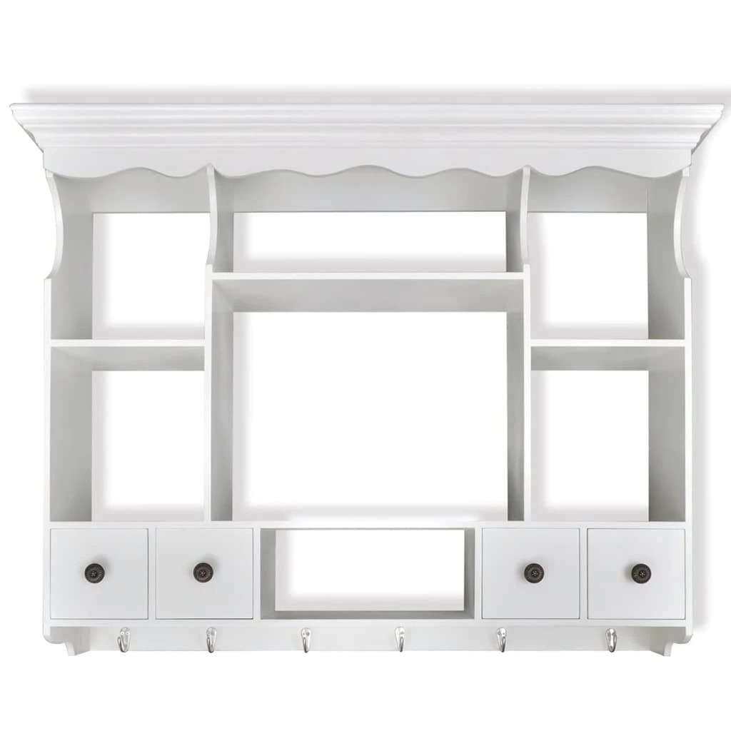 4 Vidaxl Cabinet Wooden Cabinet - White, 4 of 7