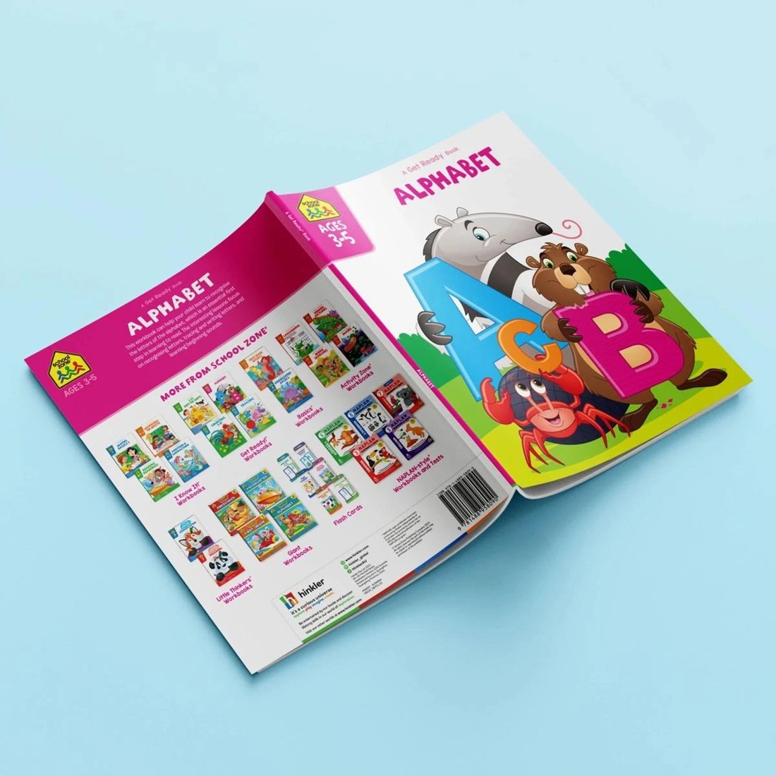 5 School Zone A Get Ready Book: Alphabet - Book, 5 of 5