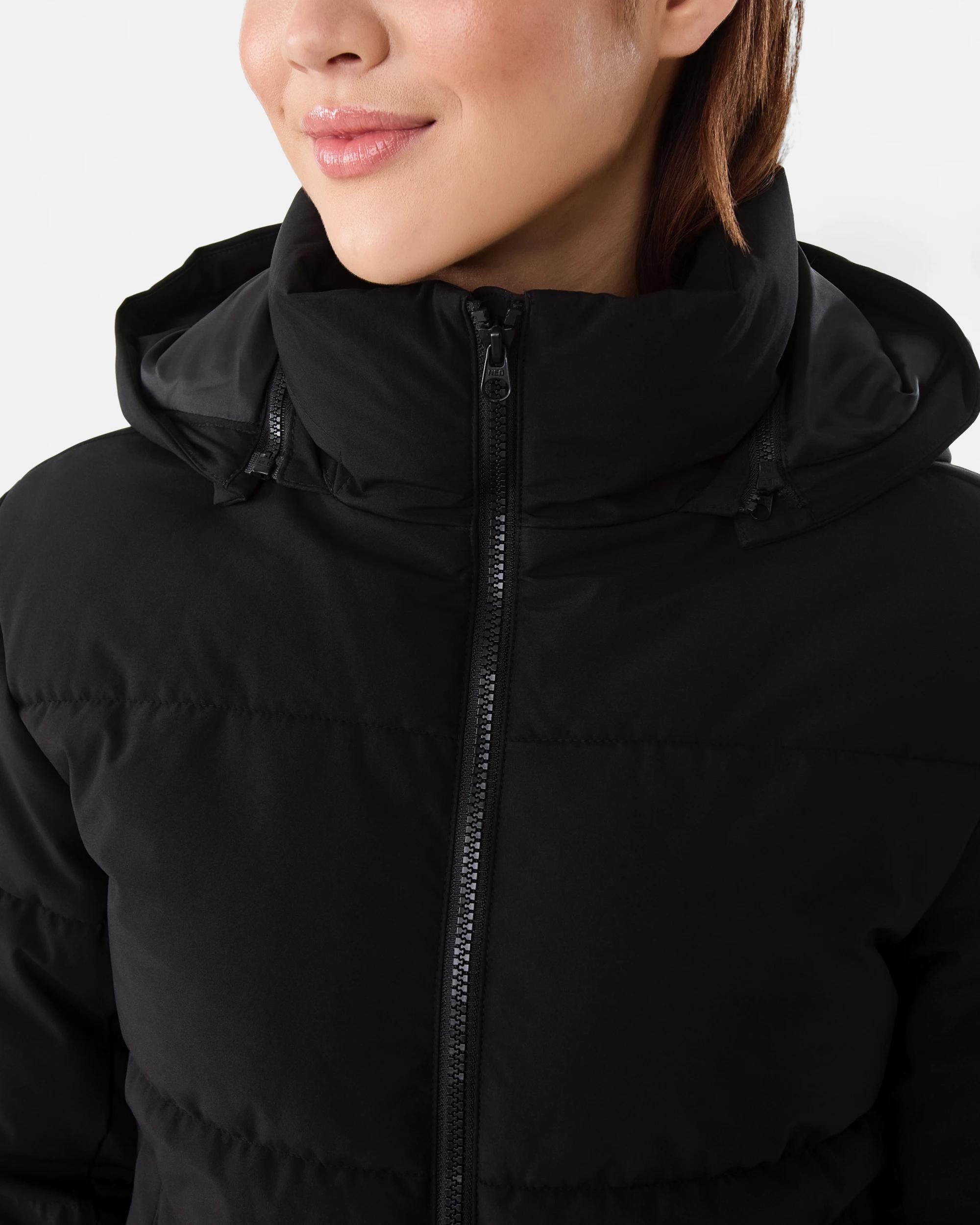 7 Active Womens Core Puffer Jacket Black, 7 of 9