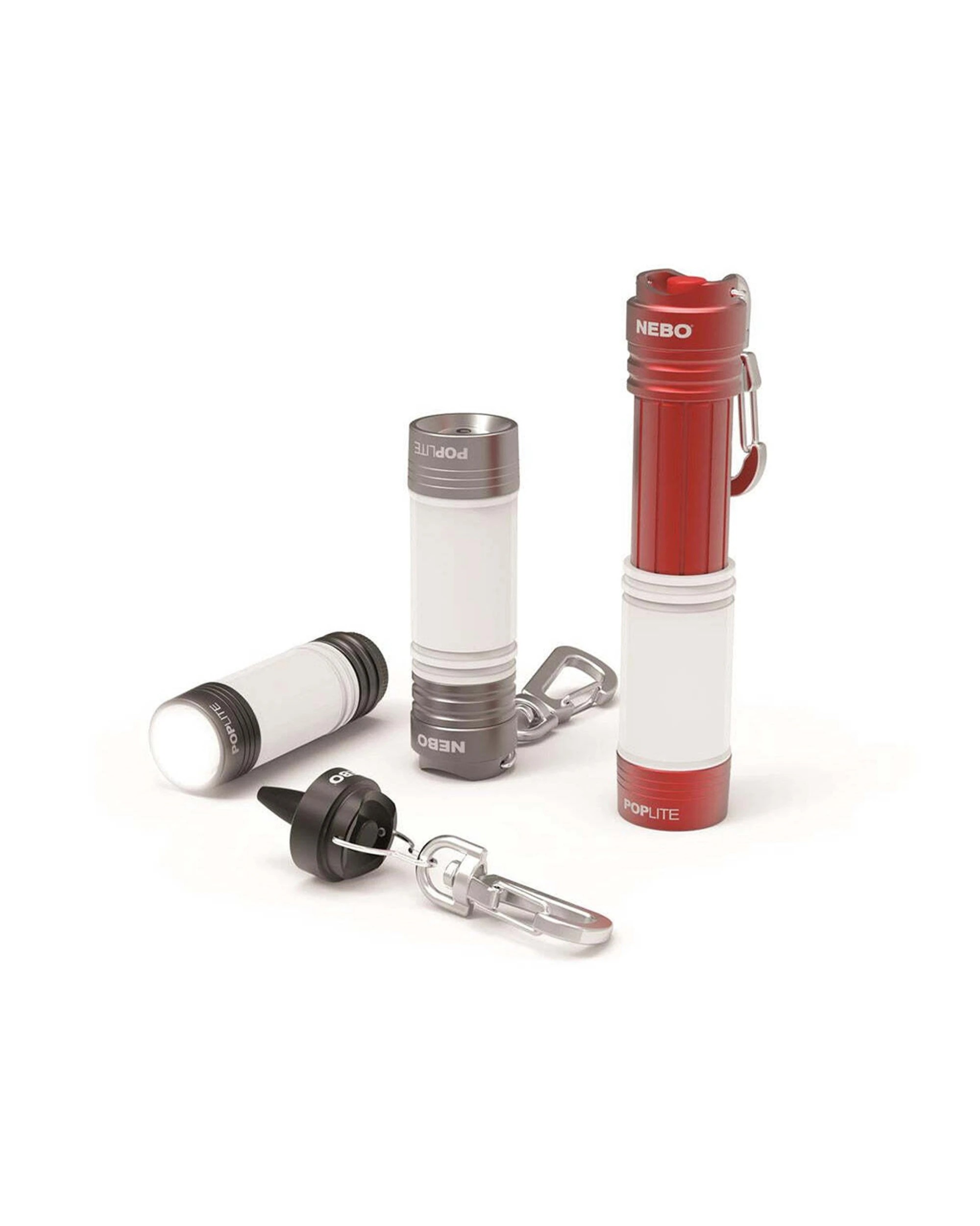 3 Nebo Poplite Lantern And Flashlite Keyring Clip Multi-mode Camping Light, 3 of 3