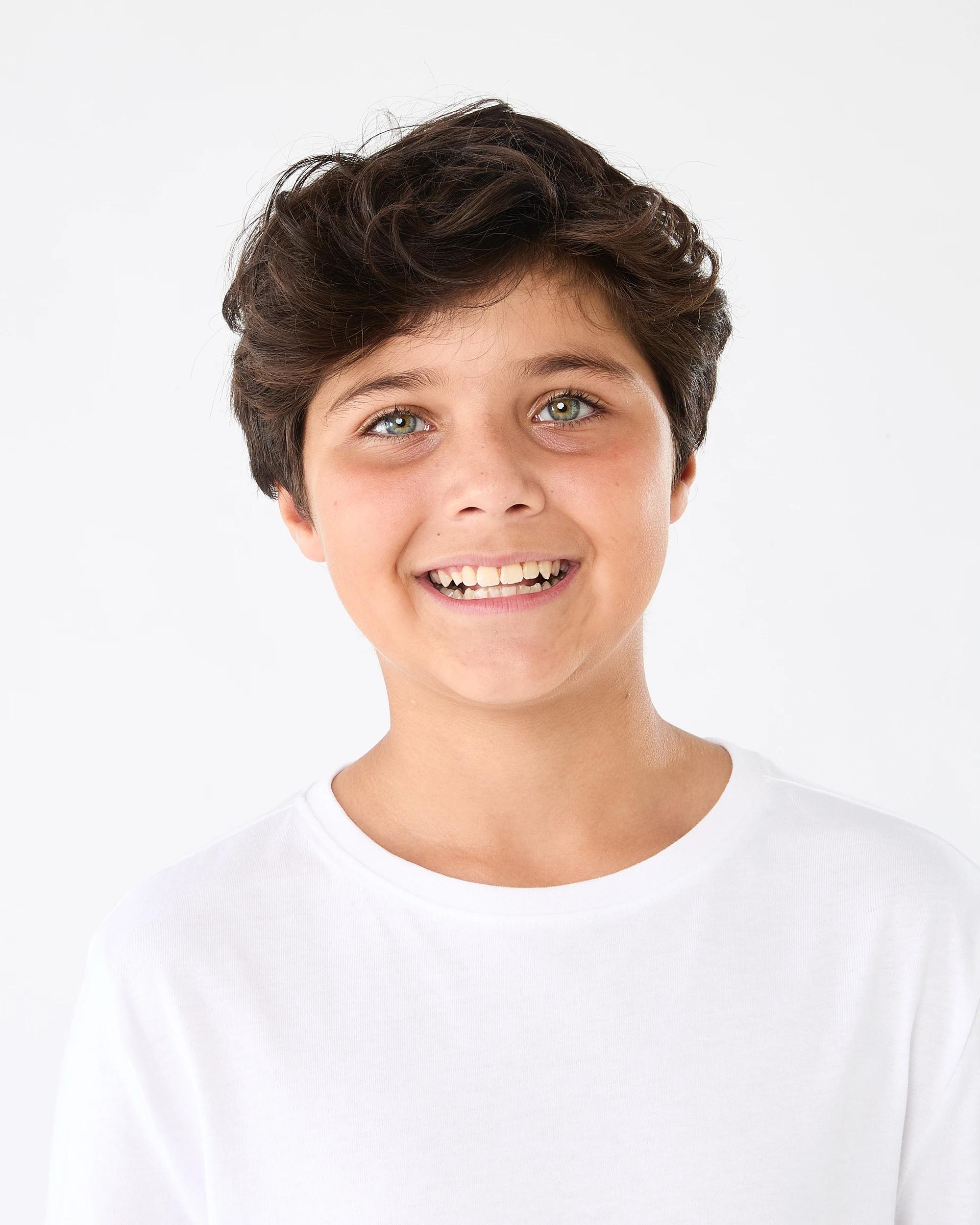 3 Long Sleeve Plain T-shirt White, 3 of 6