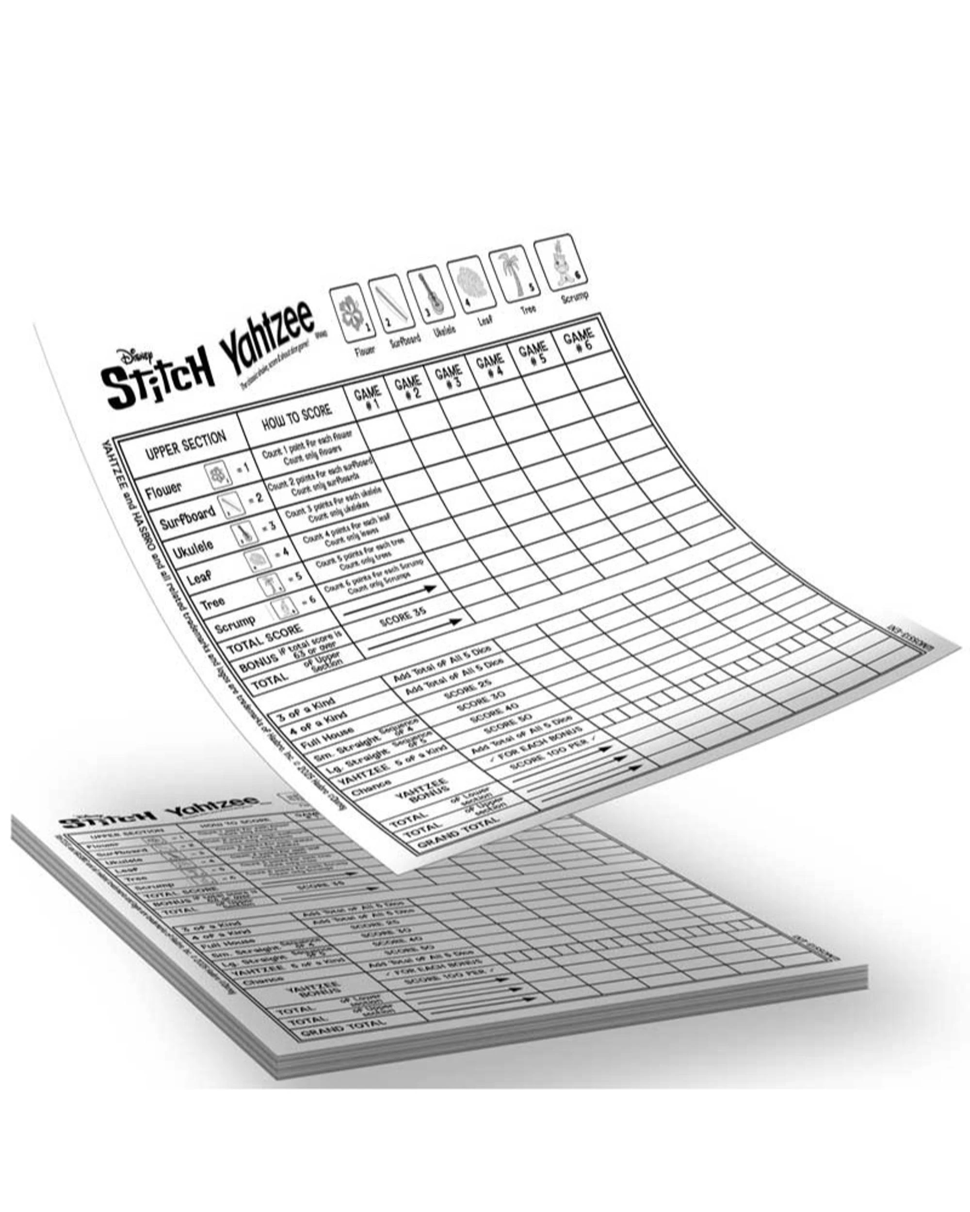 4 Yahtzee Stitch Edition Dice Game, 4 of 4