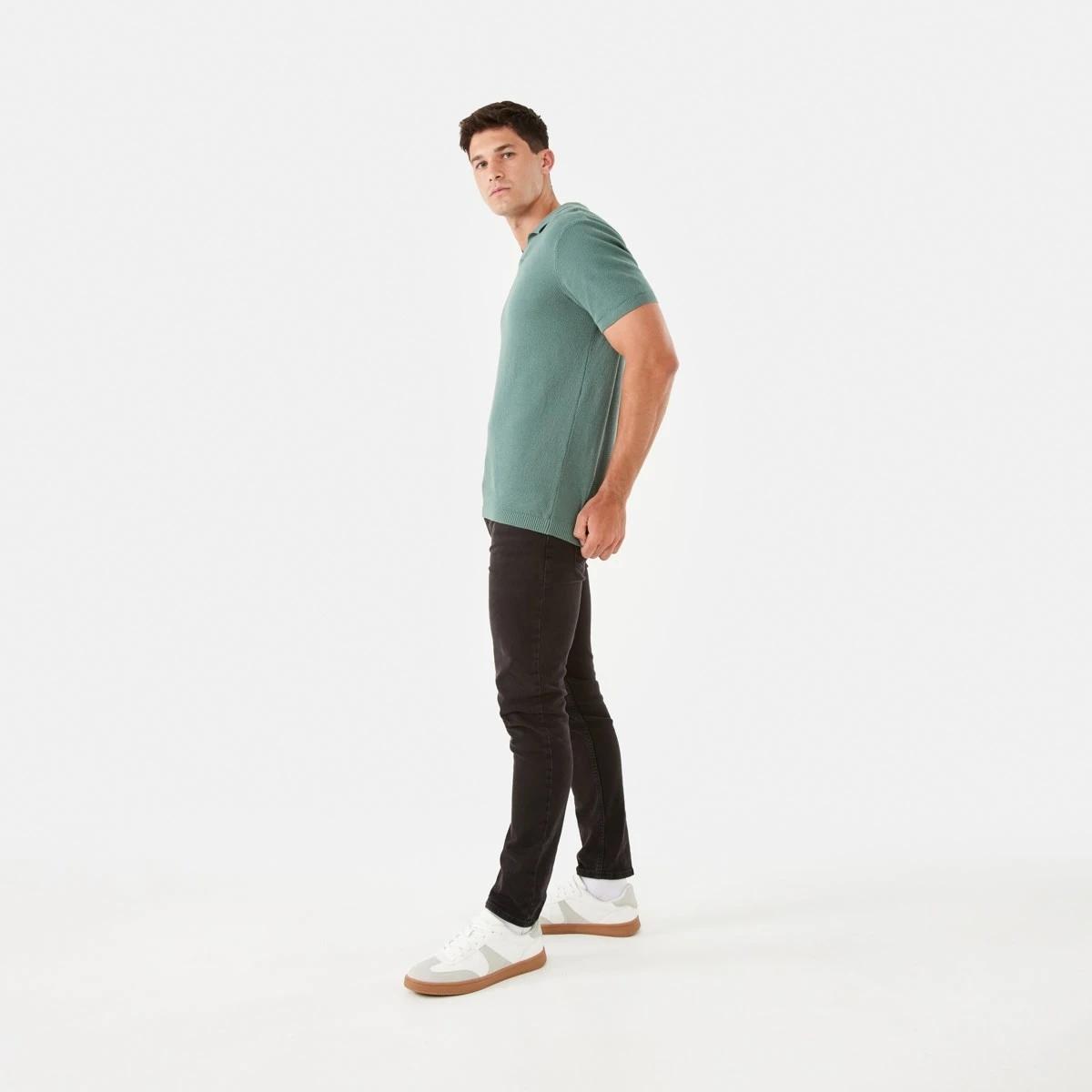 3 Knit Polo Shirt Grn Pines, 3 of 6