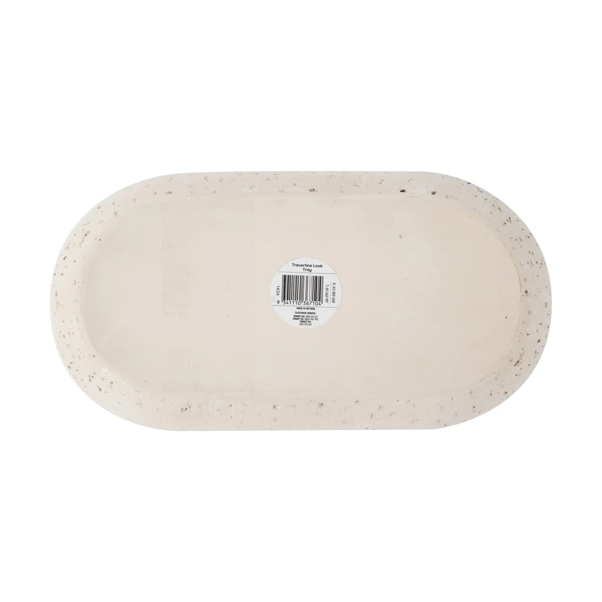 6 Travertine Look Tray, 6 of 7