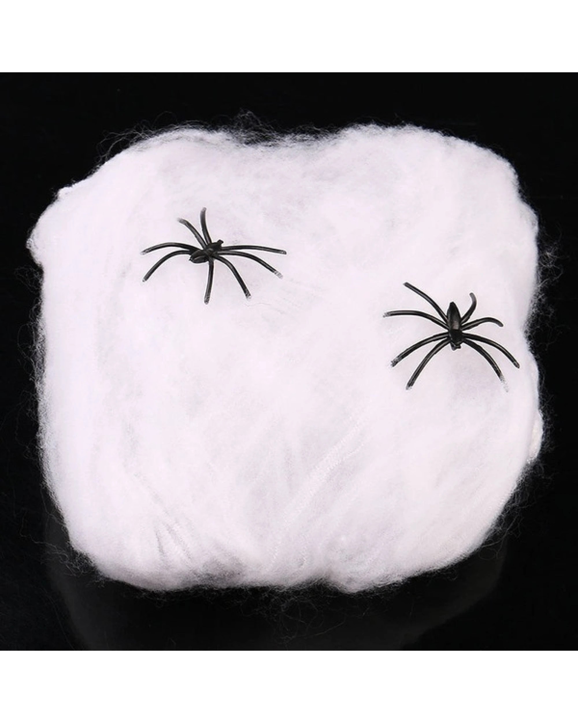 3 BR Costumes Stretchable Spider Web Decoration with Spiders for Halloween Parties, 3 of 10
