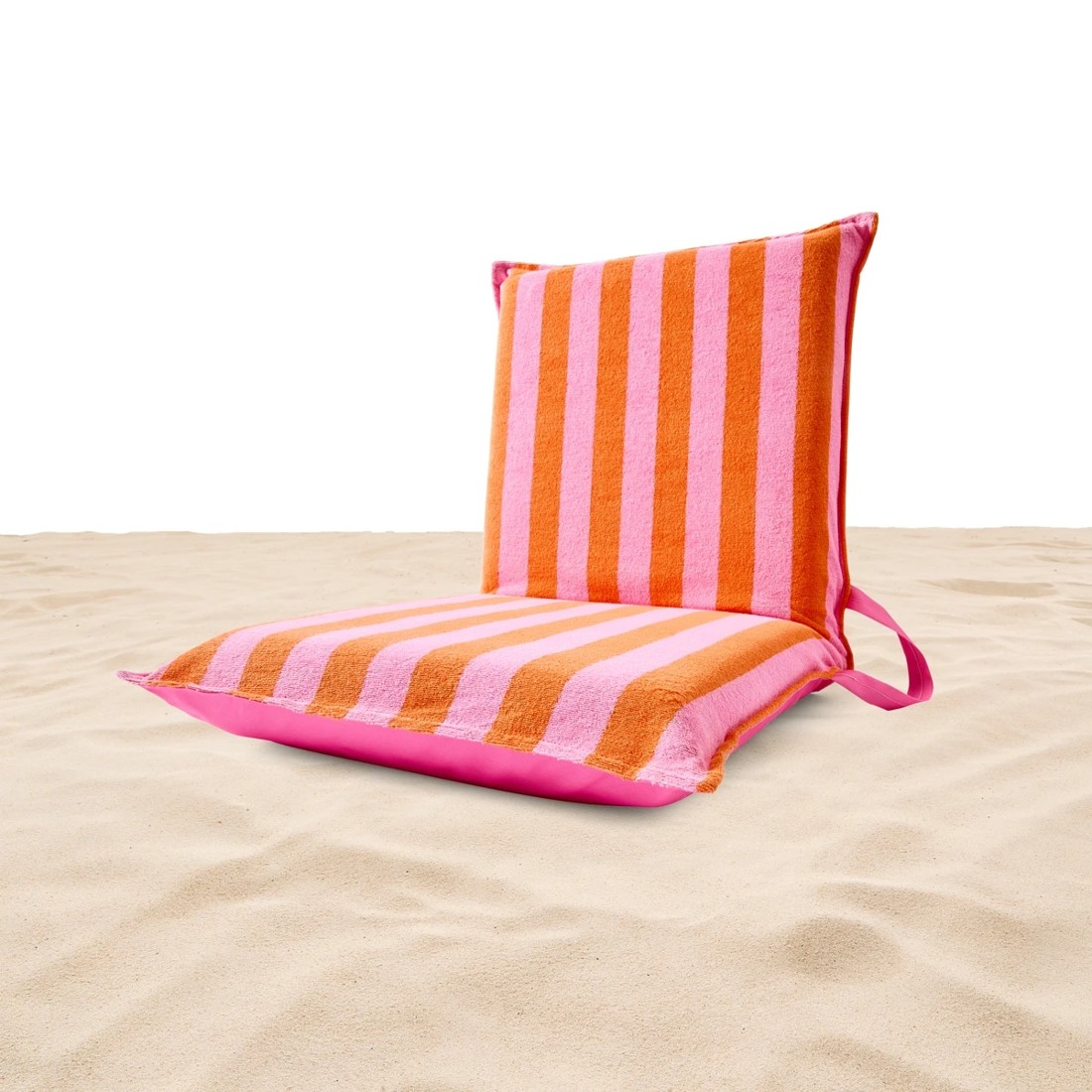 1 Towelling Recliner - Pink, 1 of 9