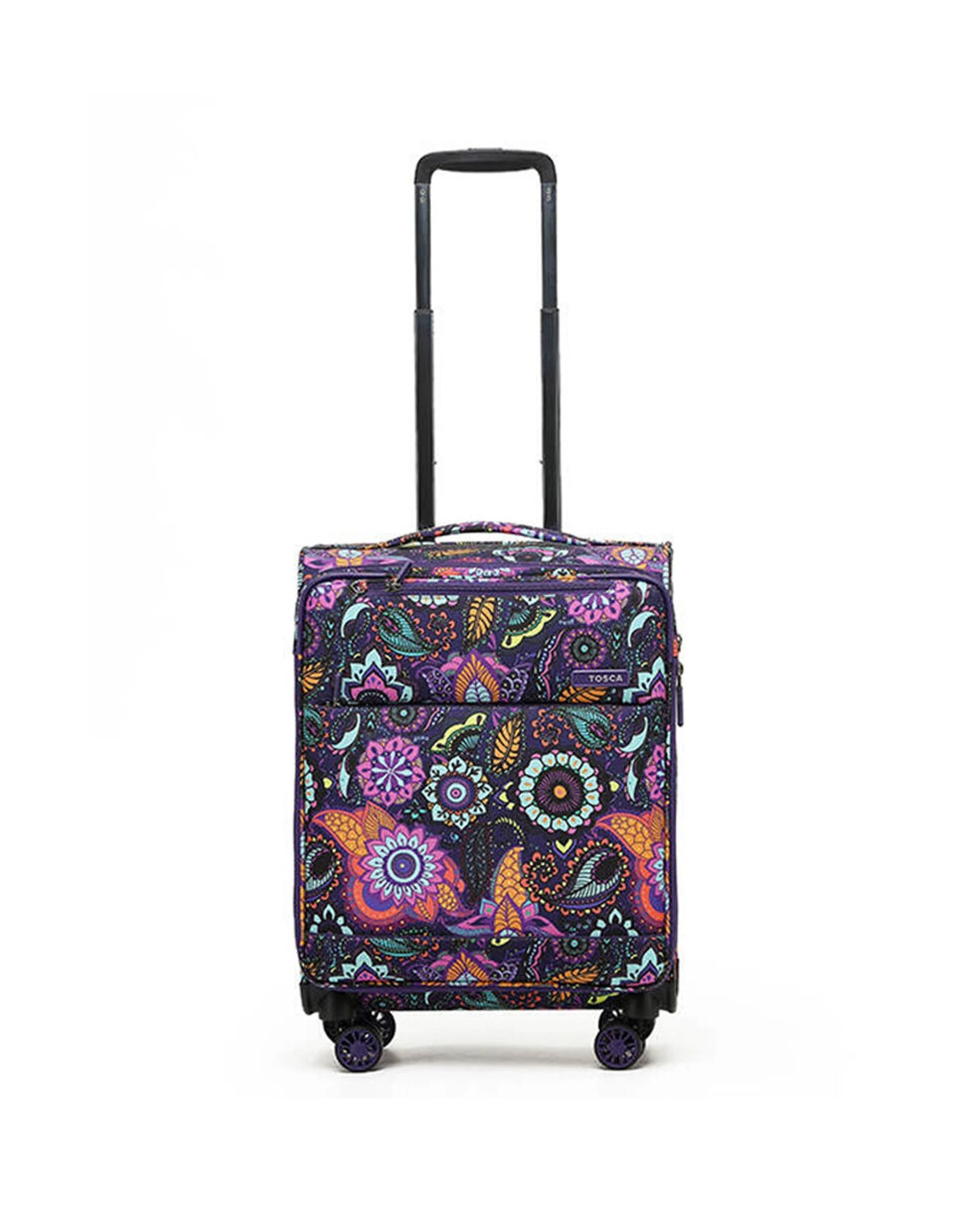 1 Tosca So-Lite 48L Suitcase Luggage Trolley - Pattern, 1 of 5